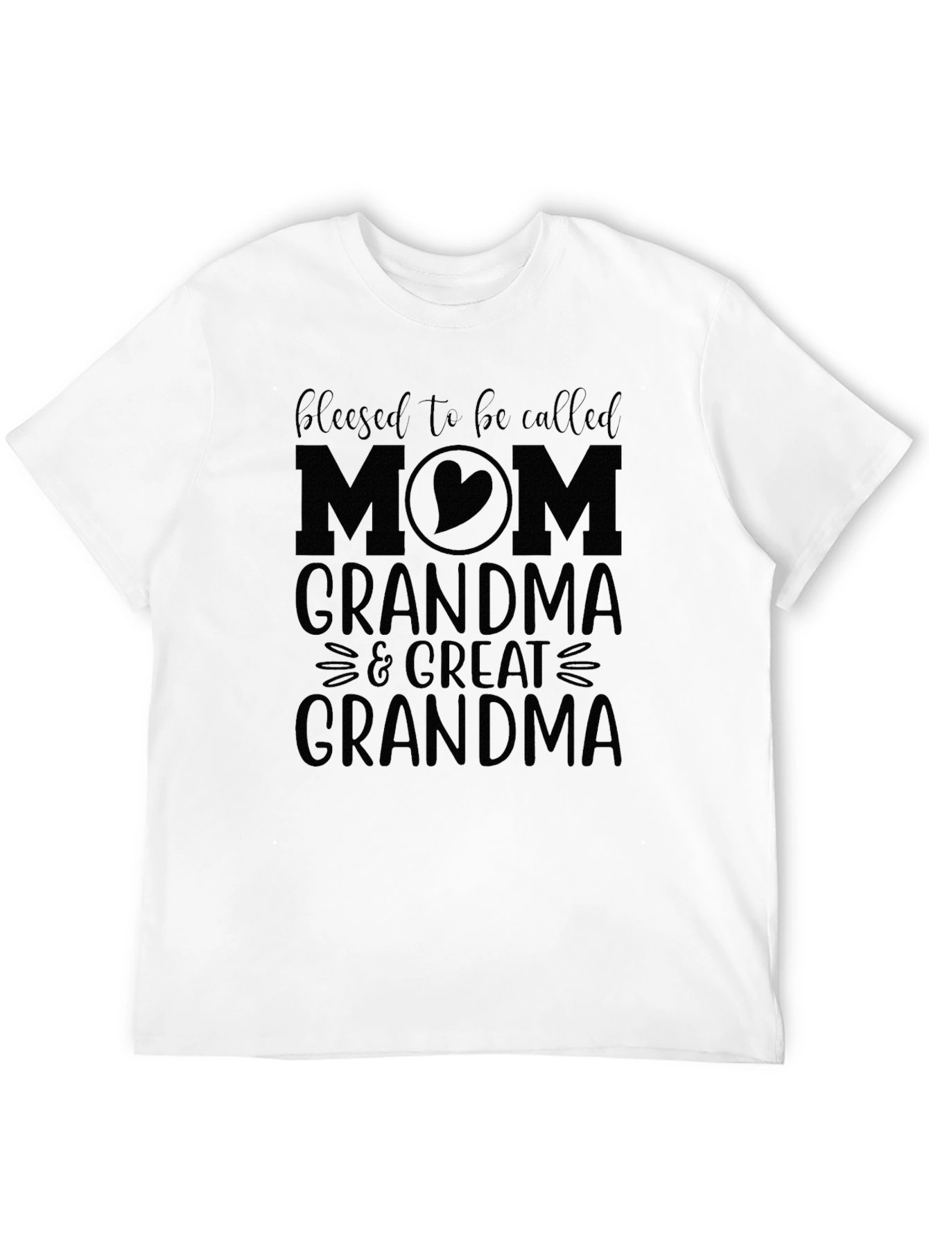 Blessed Mom Grandma & Great Grandma Graphic Tee