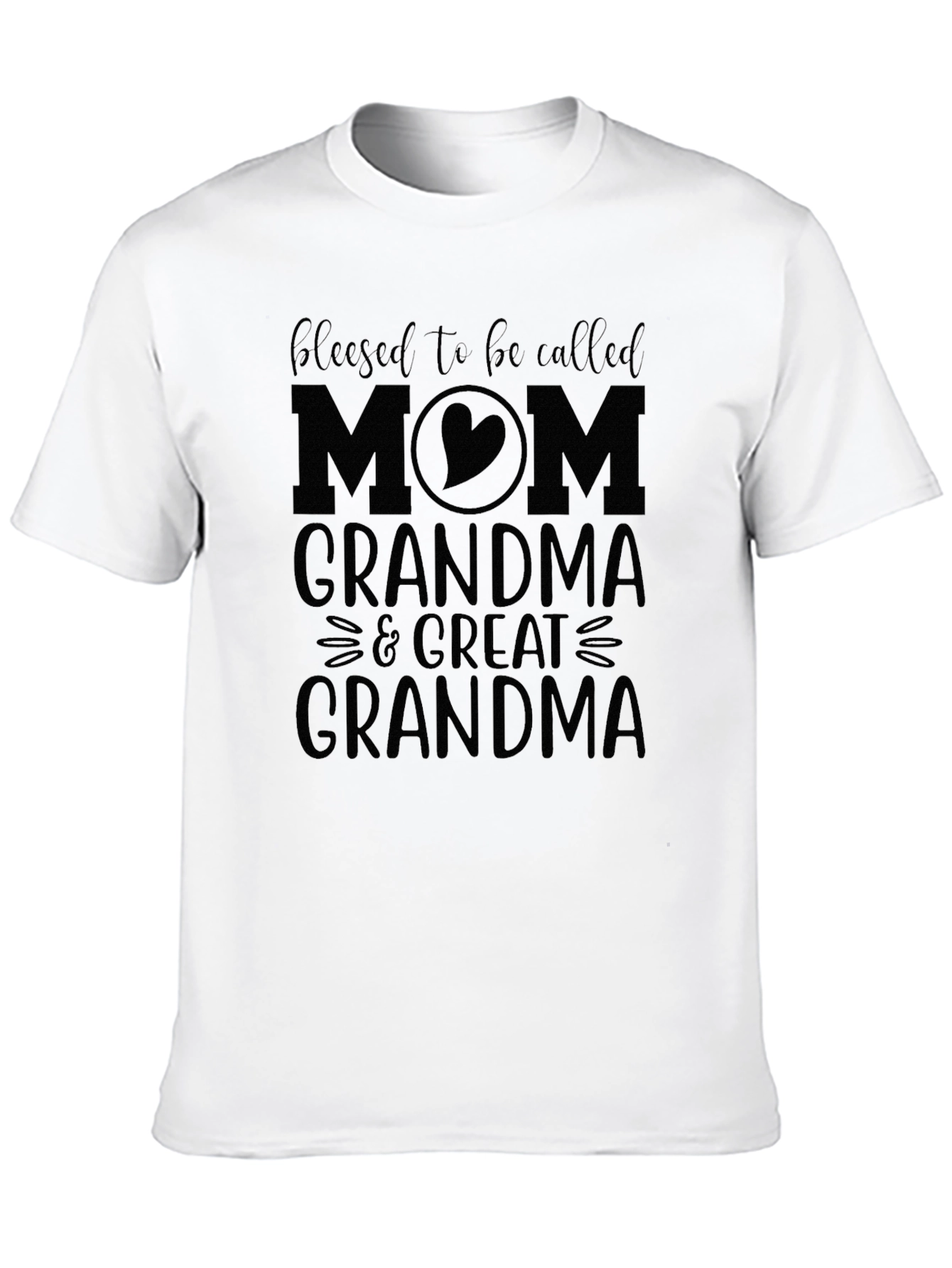 Blessed Mom Grandma & Great Grandma Graphic Tee