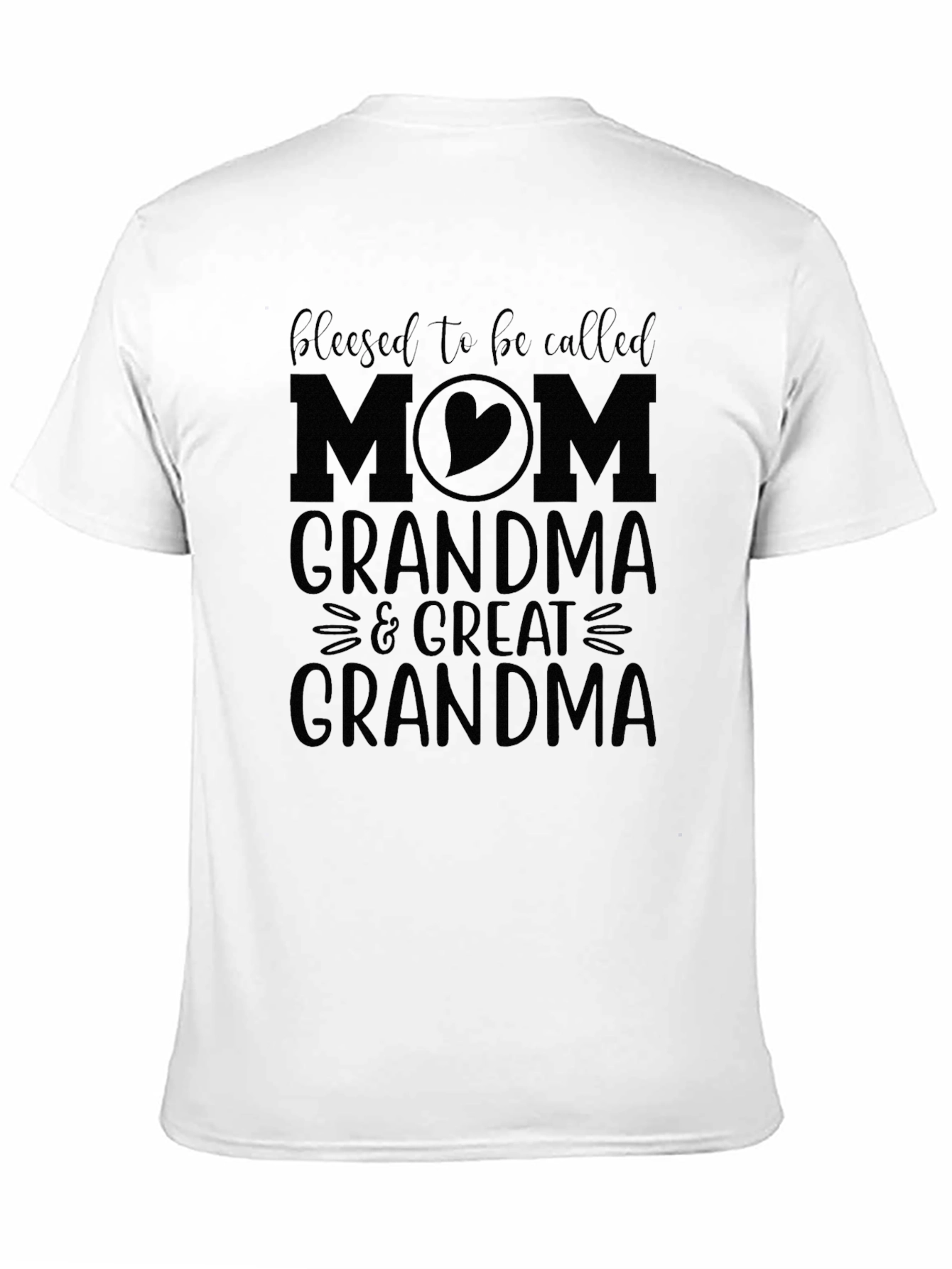 Blessed Mom Grandma & Great Grandma Graphic Tee