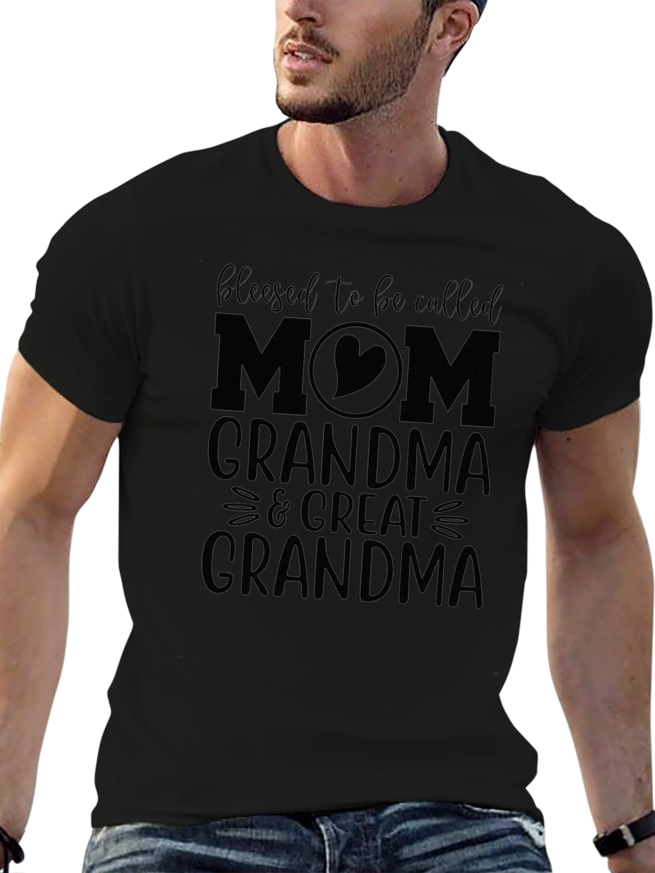 Blessed Mom Grandma & Great Grandma Graphic Tee
