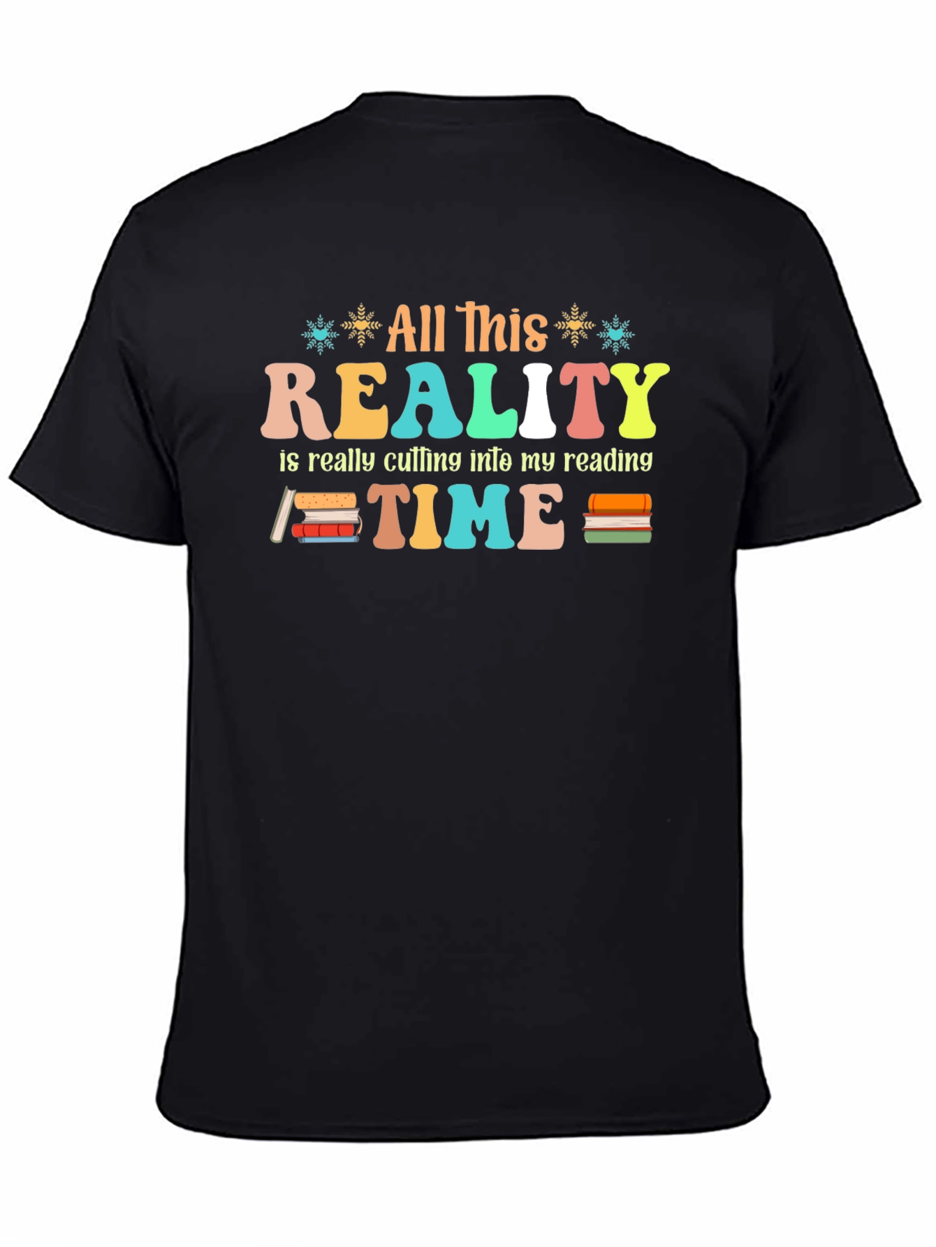 Retro Reality Reading Time Graphic T-Shirt