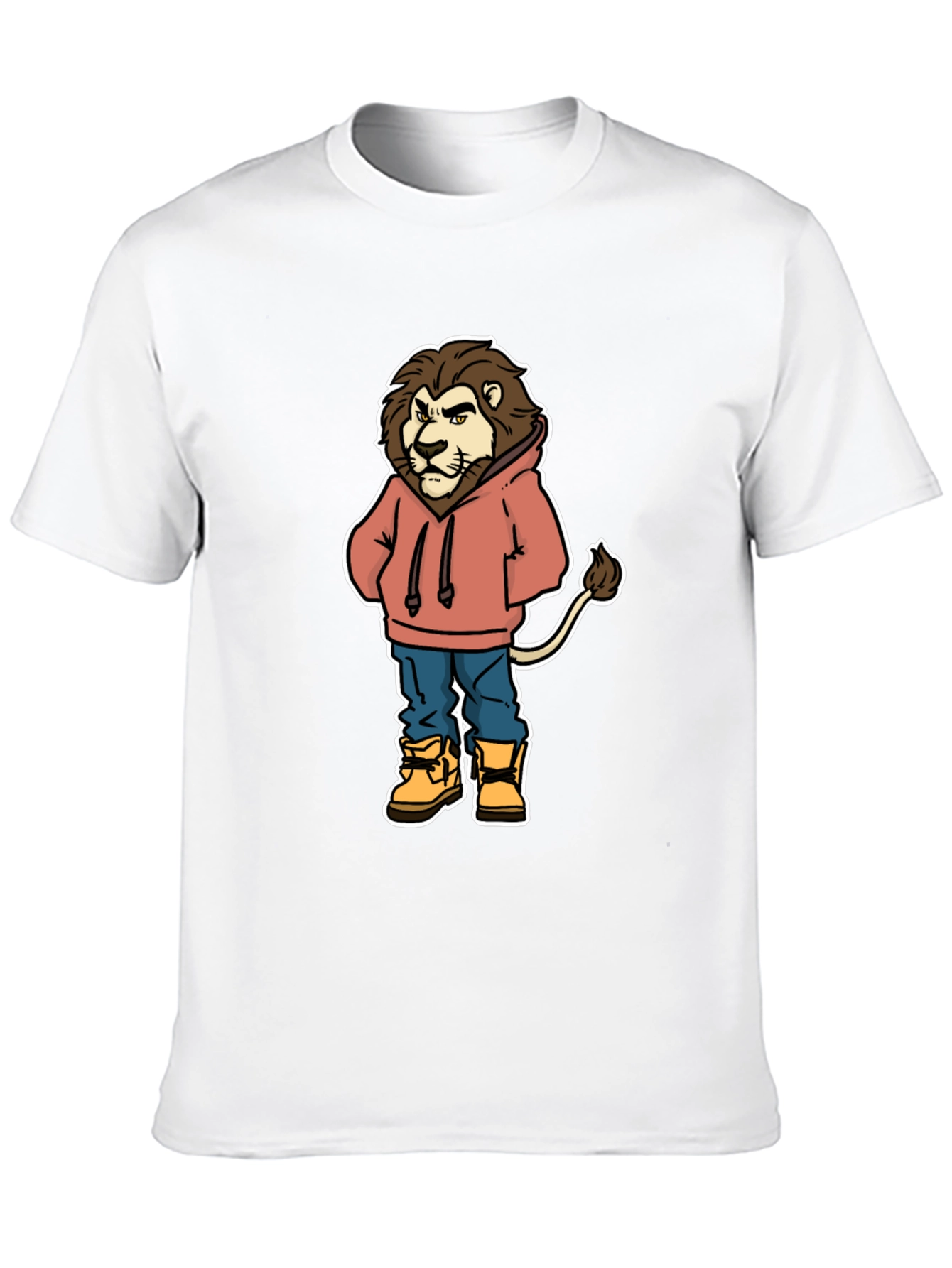 Lion Cartoon Graphic T-Shirt
