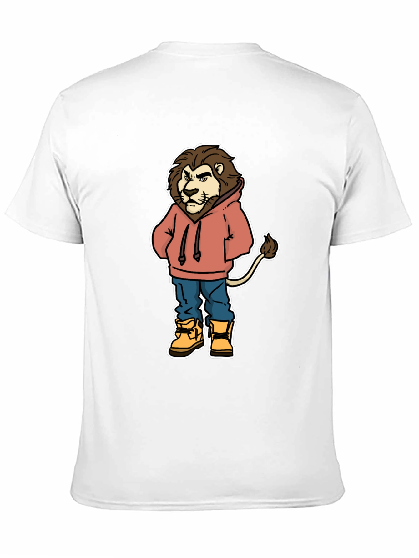 Lion Cartoon Graphic T-Shirt
