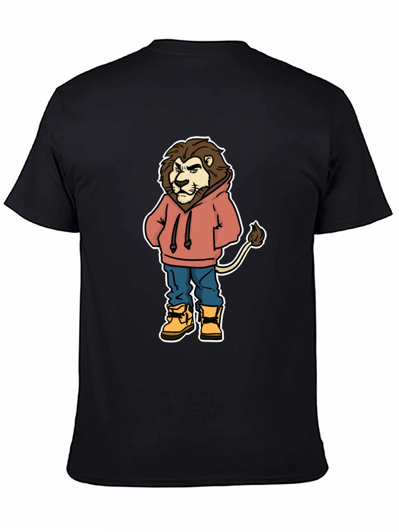 Lion Cartoon Graphic T-Shirt