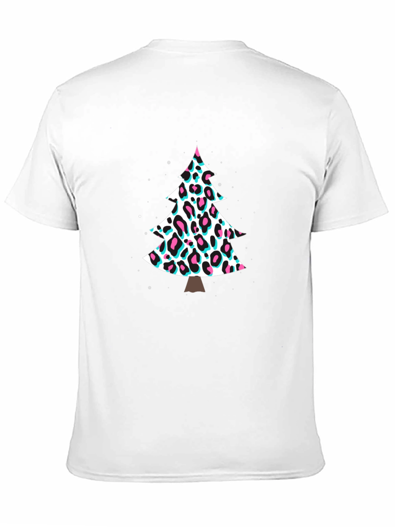 Leopard Print Christmas Tree T-Shirt