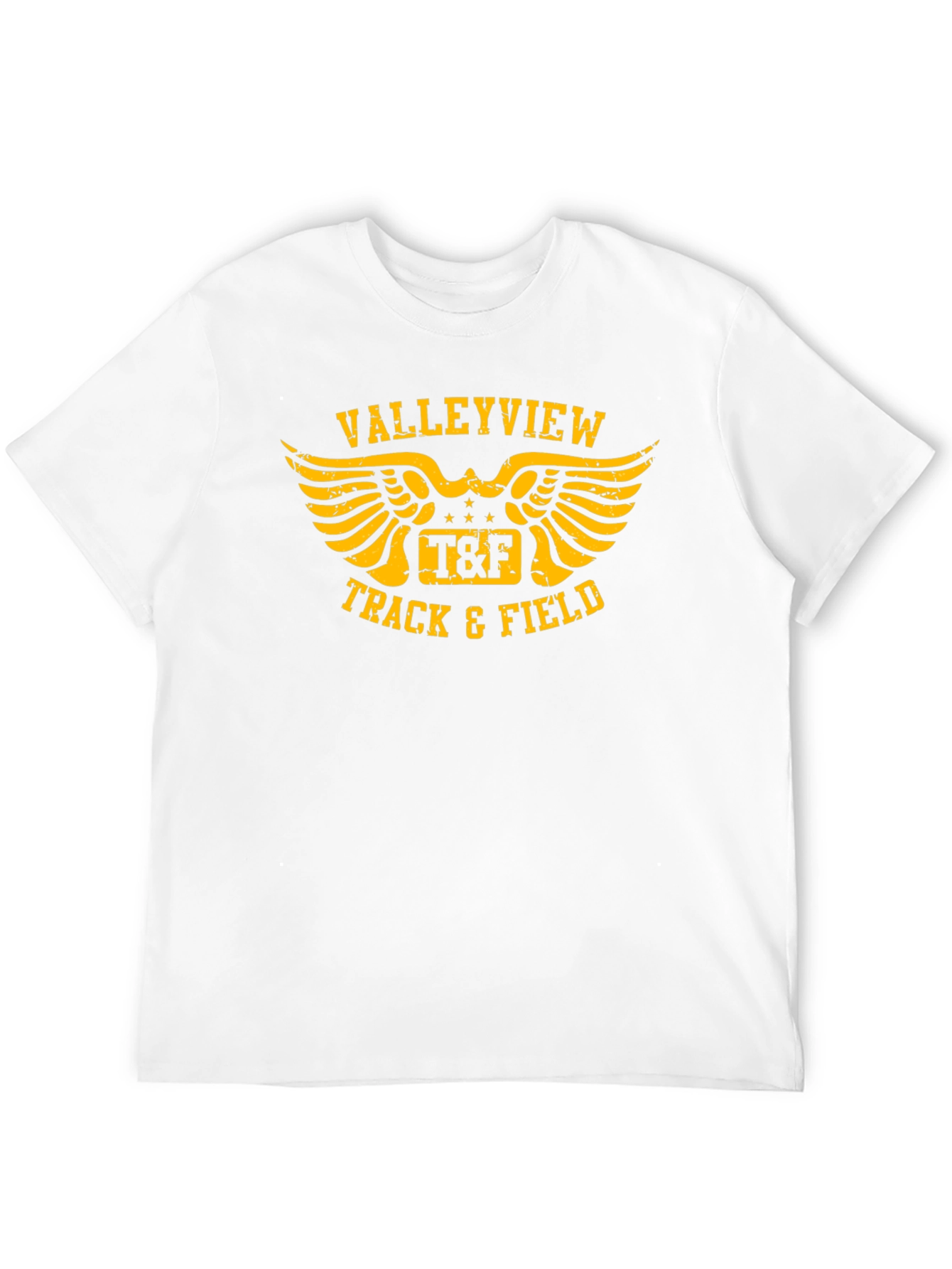 Valleyview Track & Field Black Graphic T-Shirt