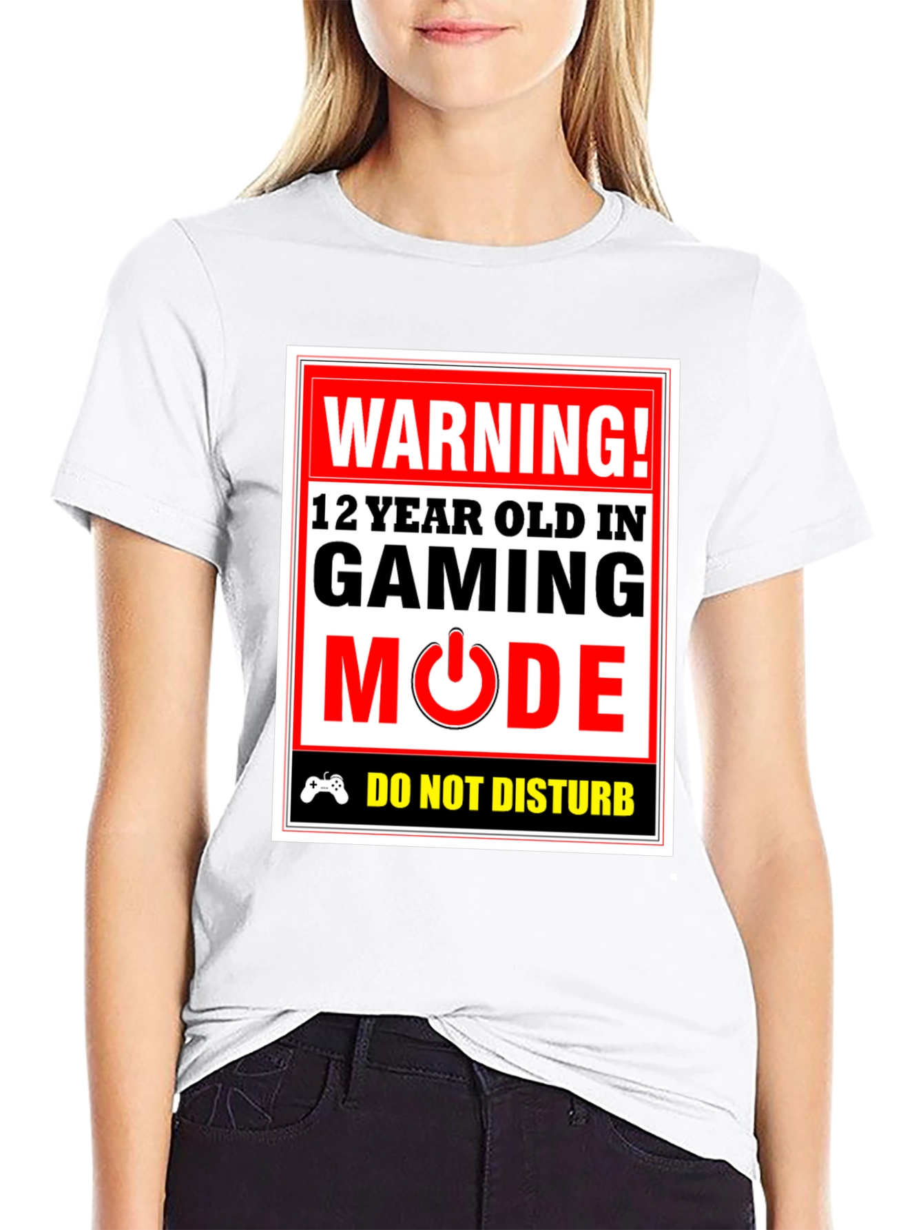 Warning! Gaming Mode T-Shirt - 12 Year Old Gamer