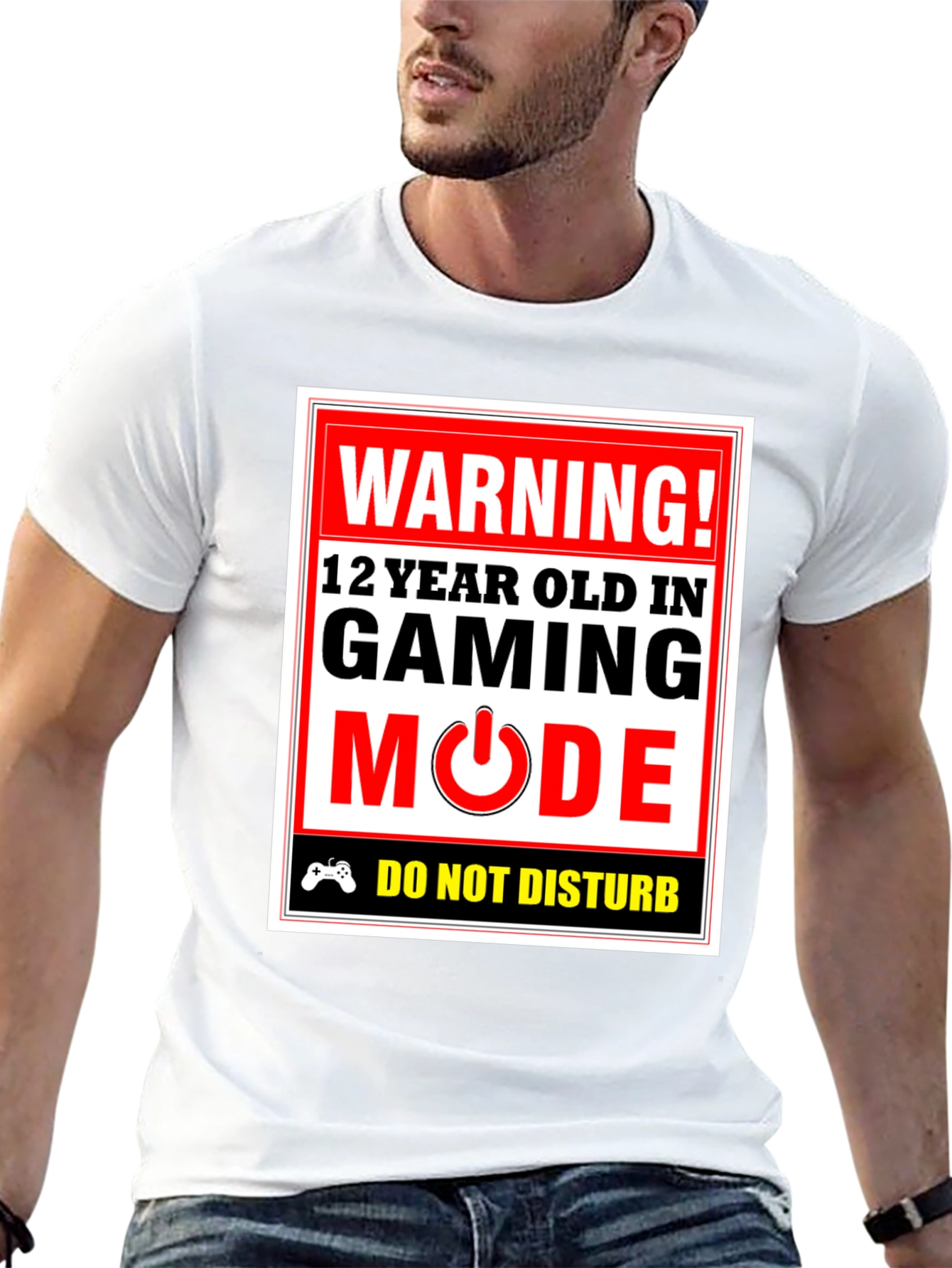 Warning! Gaming Mode T-Shirt - 12 Year Old Gamer