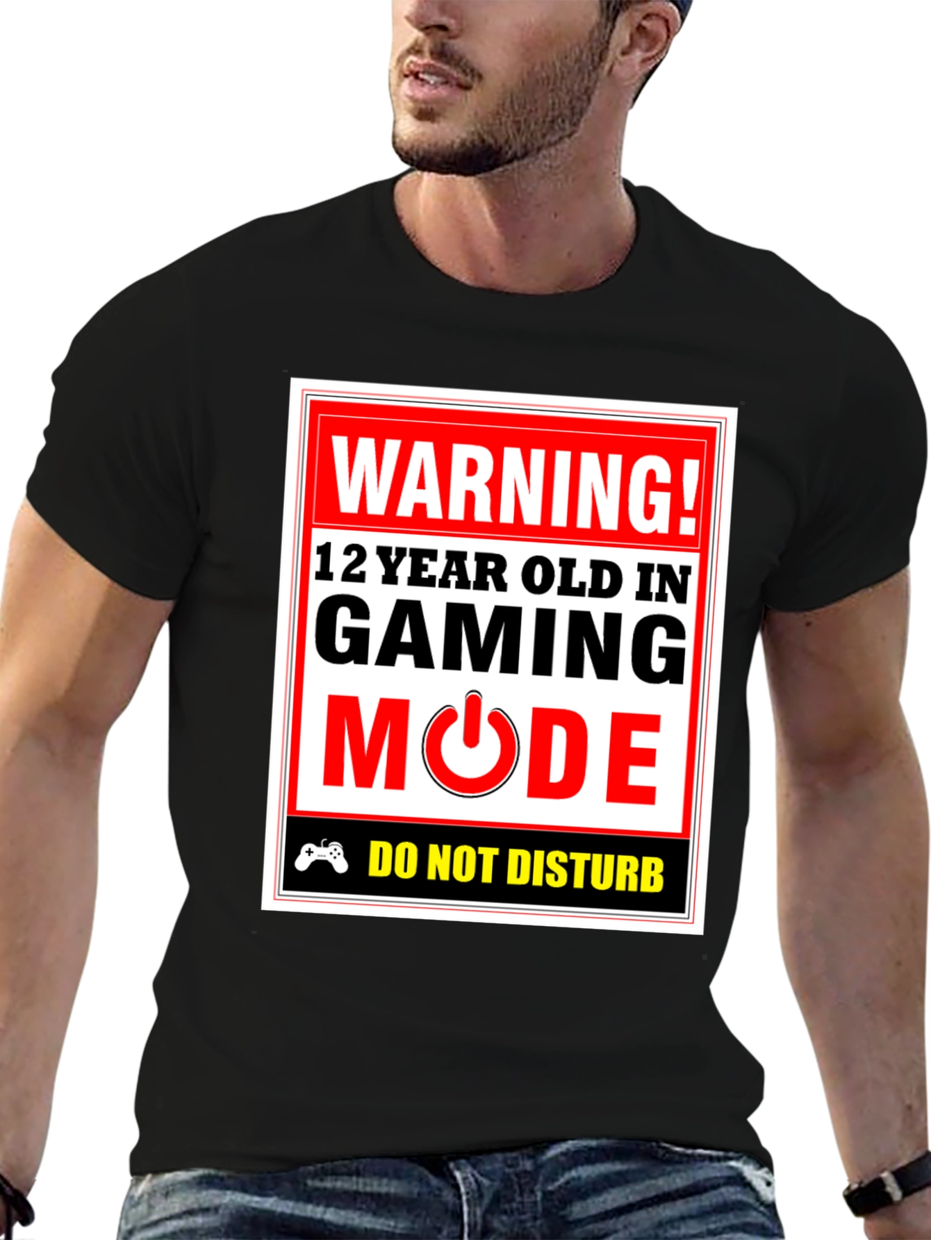 Warning! Gaming Mode T-Shirt - 12 Year Old Gamer