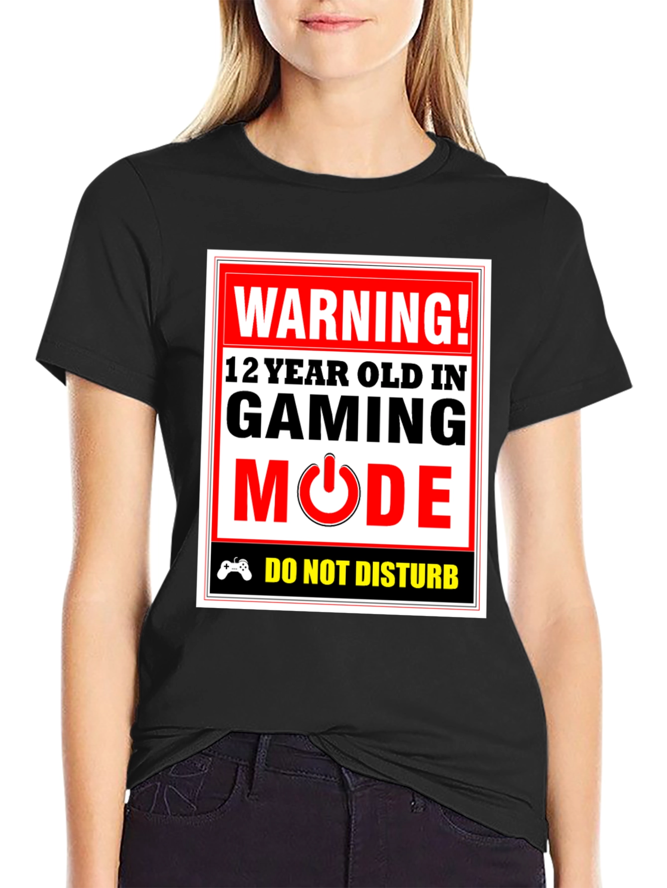 Warning! Gaming Mode T-Shirt - 12 Year Old Gamer