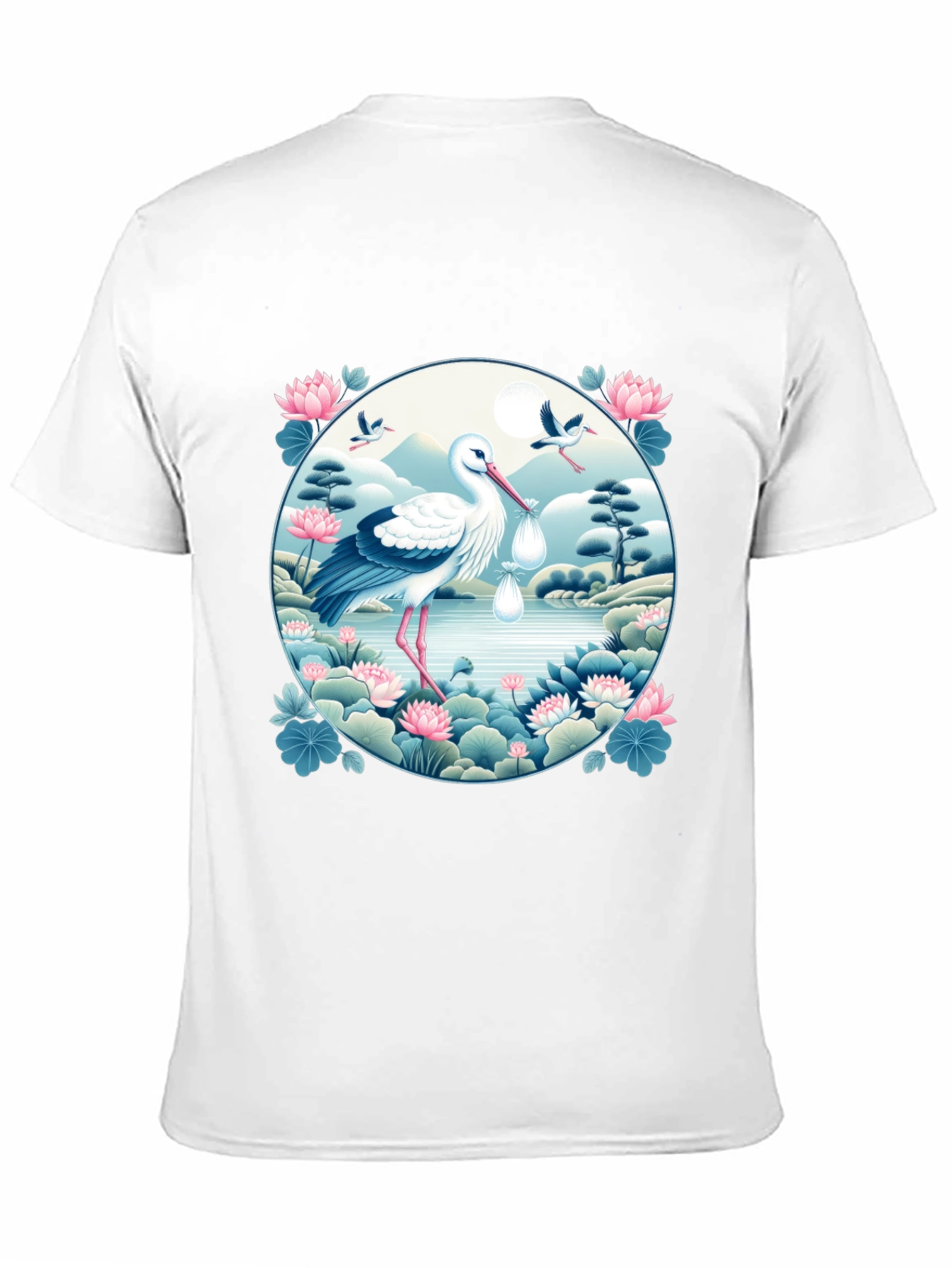 Stork Delivery T-Shirt - Baby Shower Gift