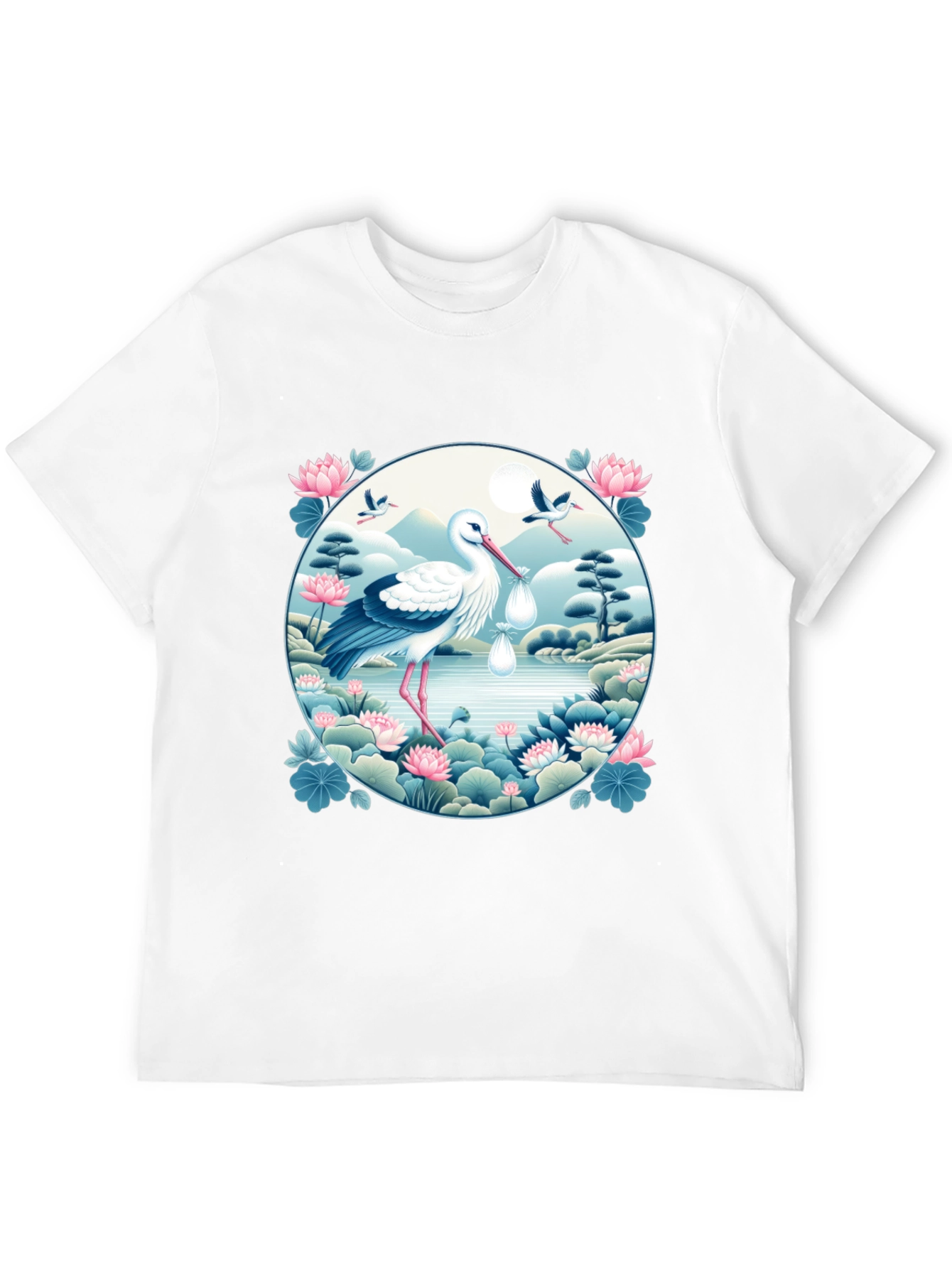 Stork Delivery T-Shirt - Baby Shower Gift