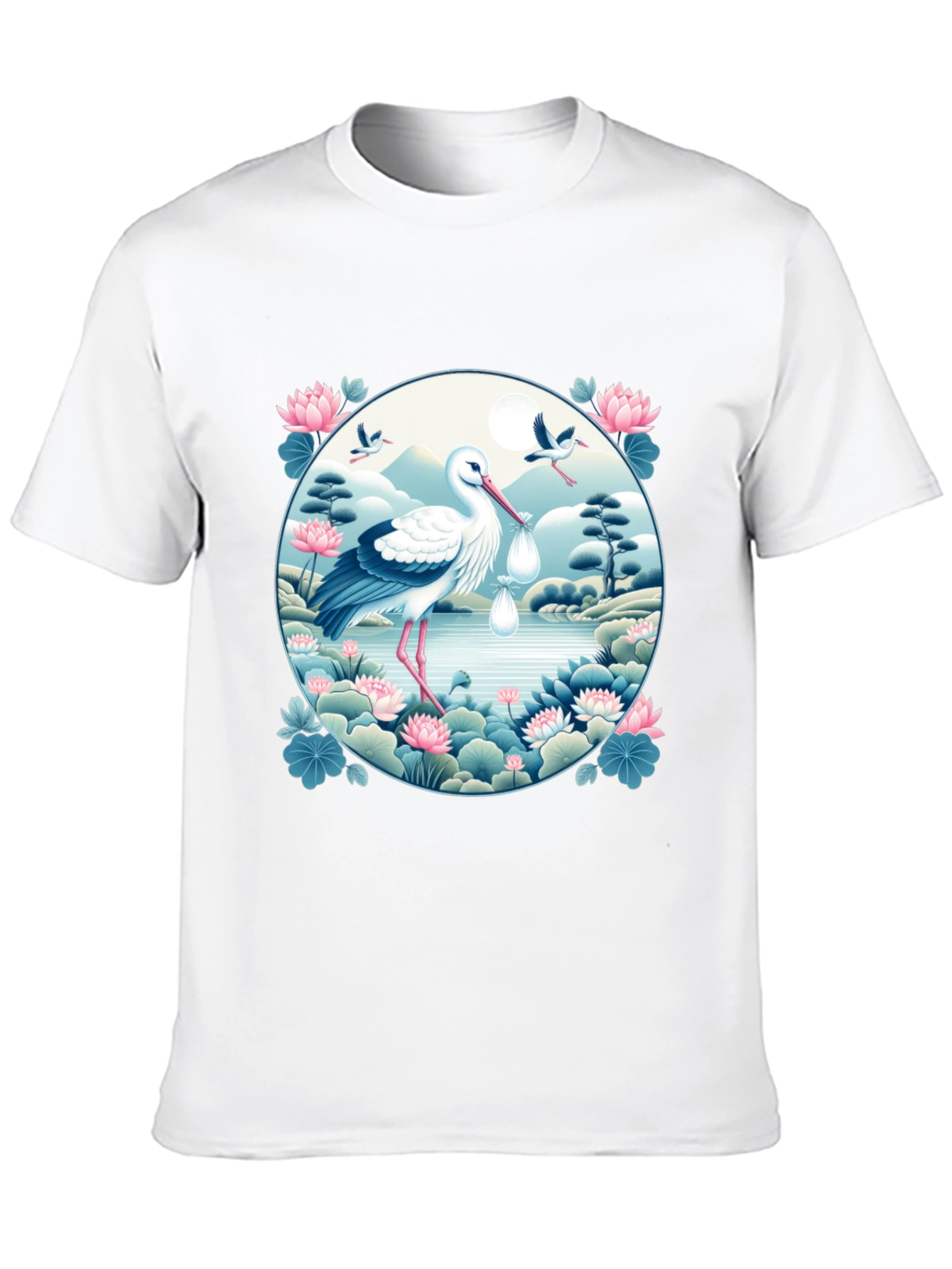 Stork Delivery T-Shirt - Baby Shower Gift