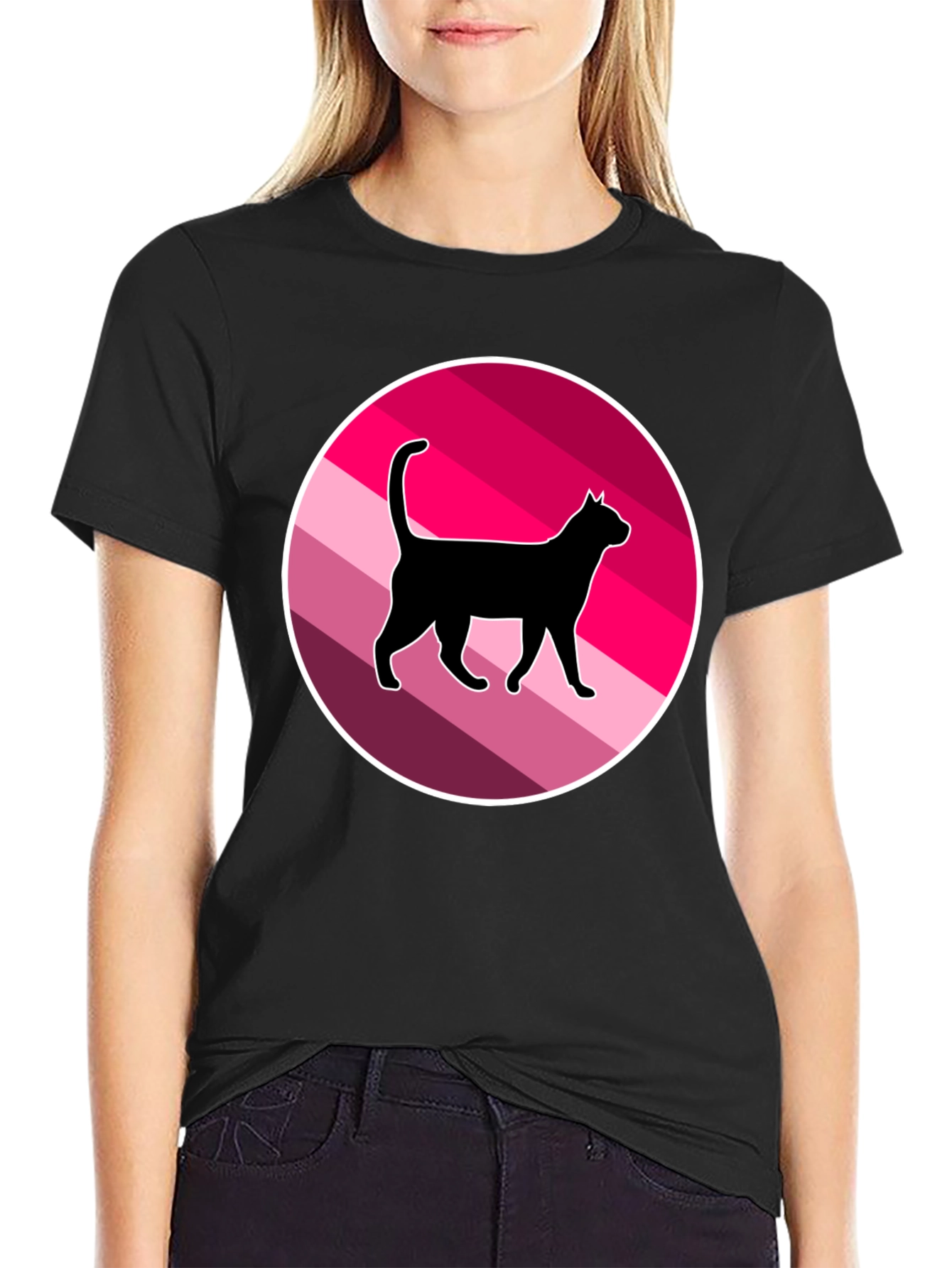Cool Cat Graphic T-Shirt - Retro Style