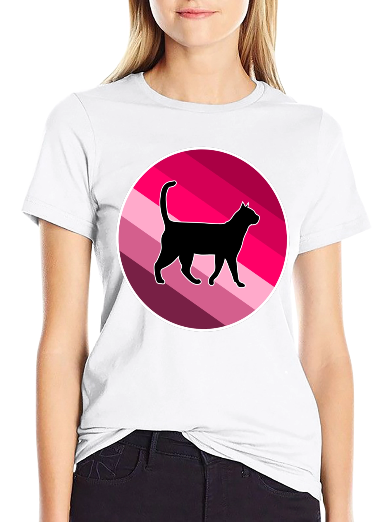 Cool Cat Graphic T-Shirt - Retro Style