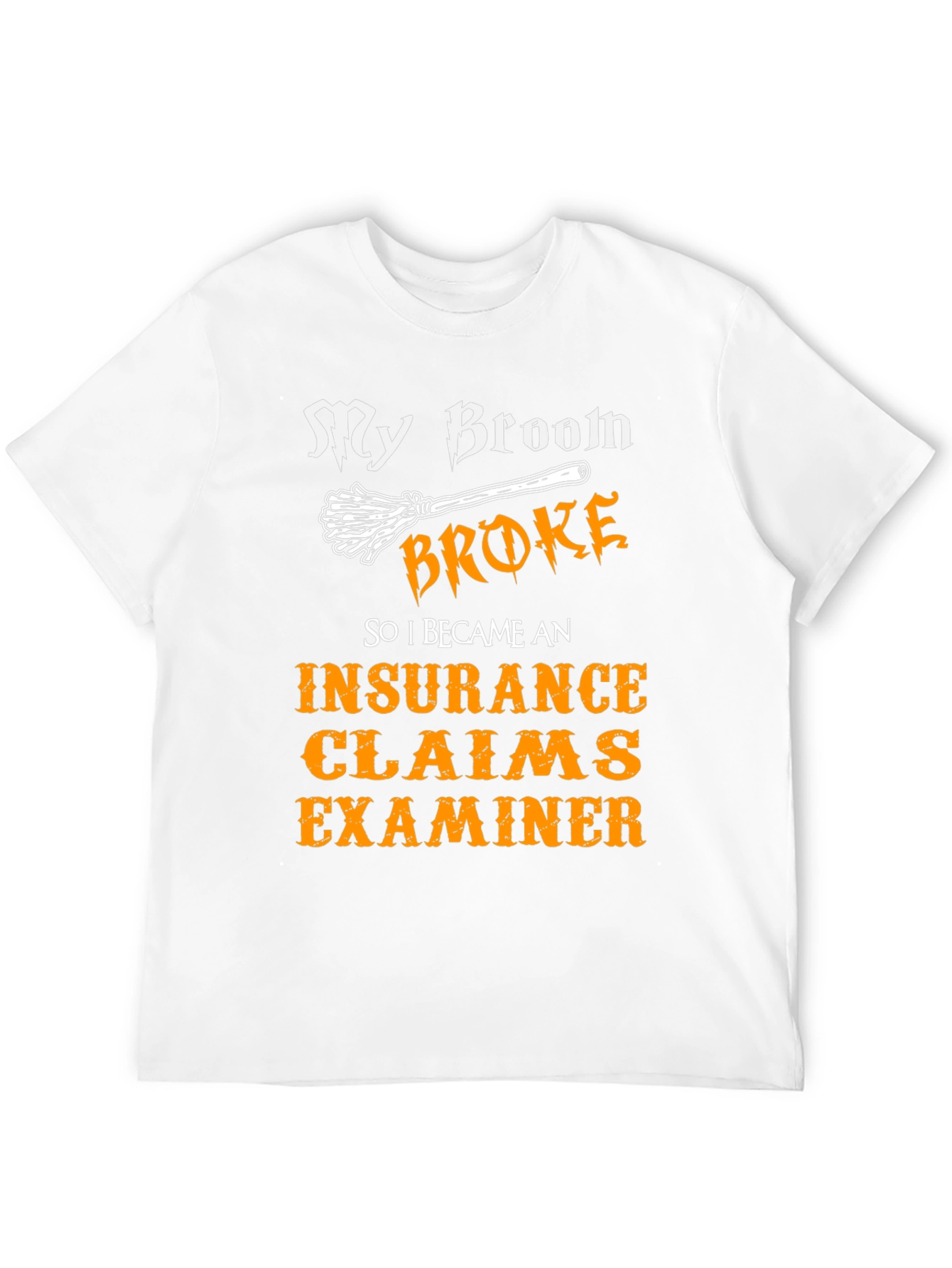 Funny Insurance Claims Examiner Halloween T-Shirt