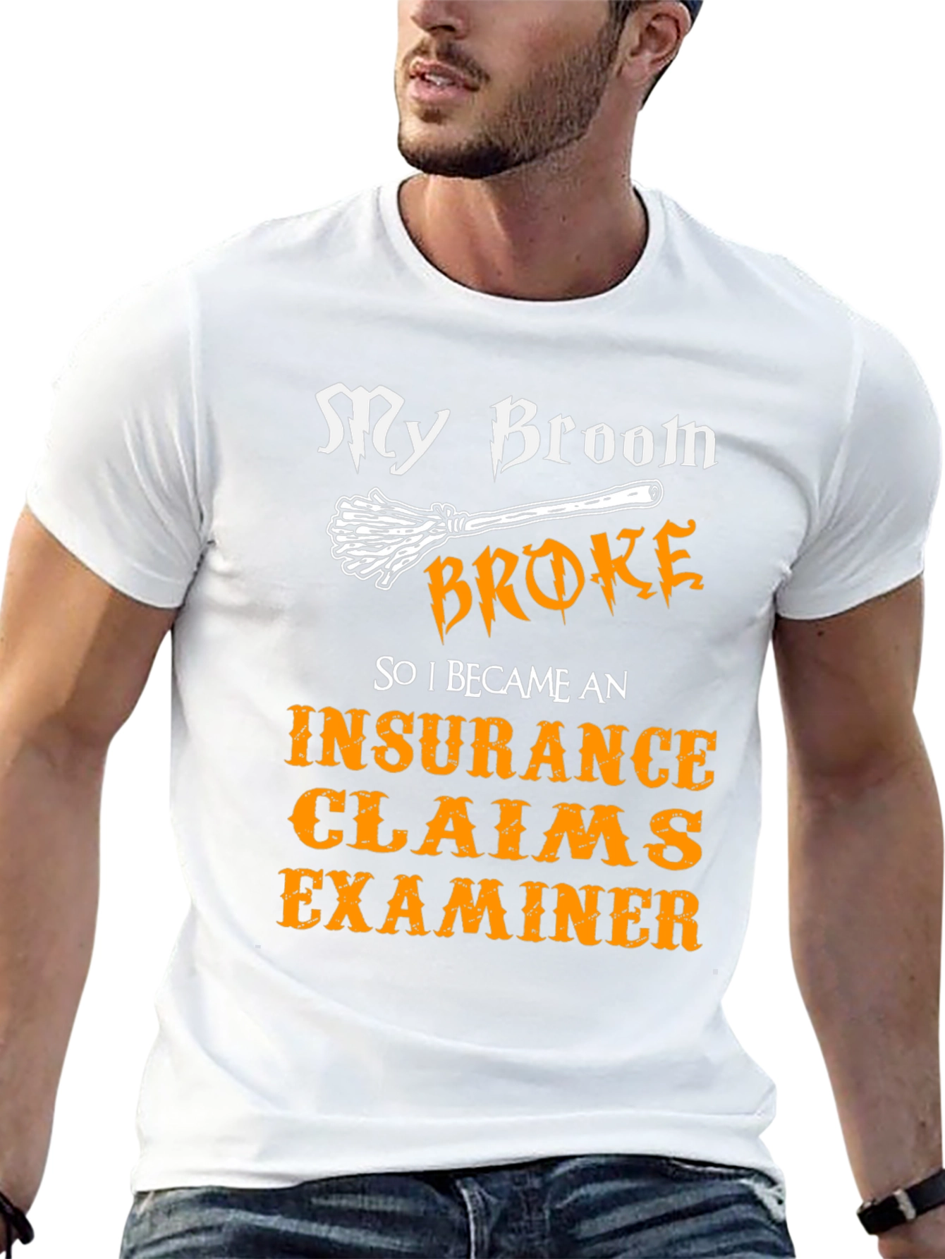 Funny Insurance Claims Examiner Halloween T-Shirt