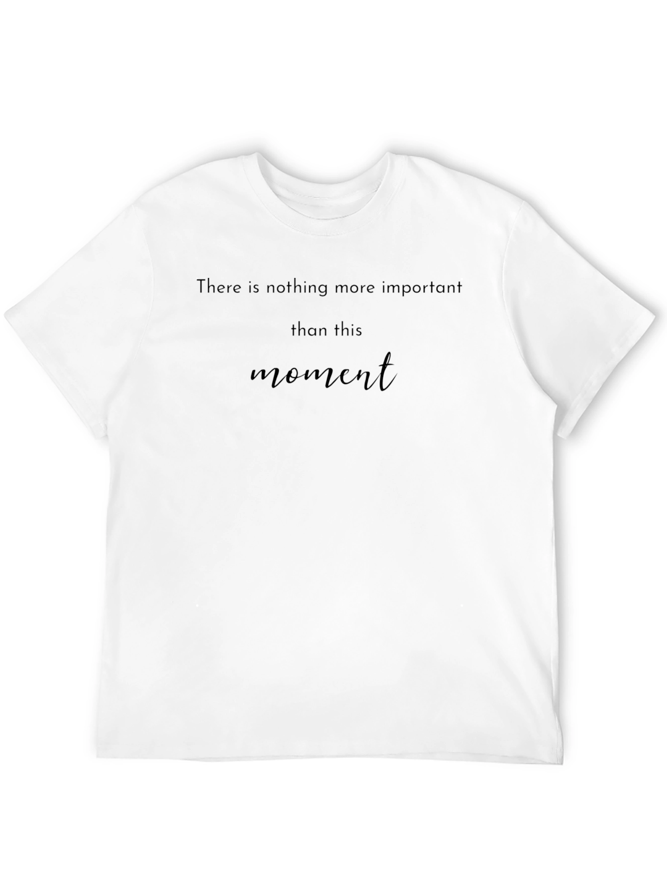 Inspirational Moment Black T-Shirt