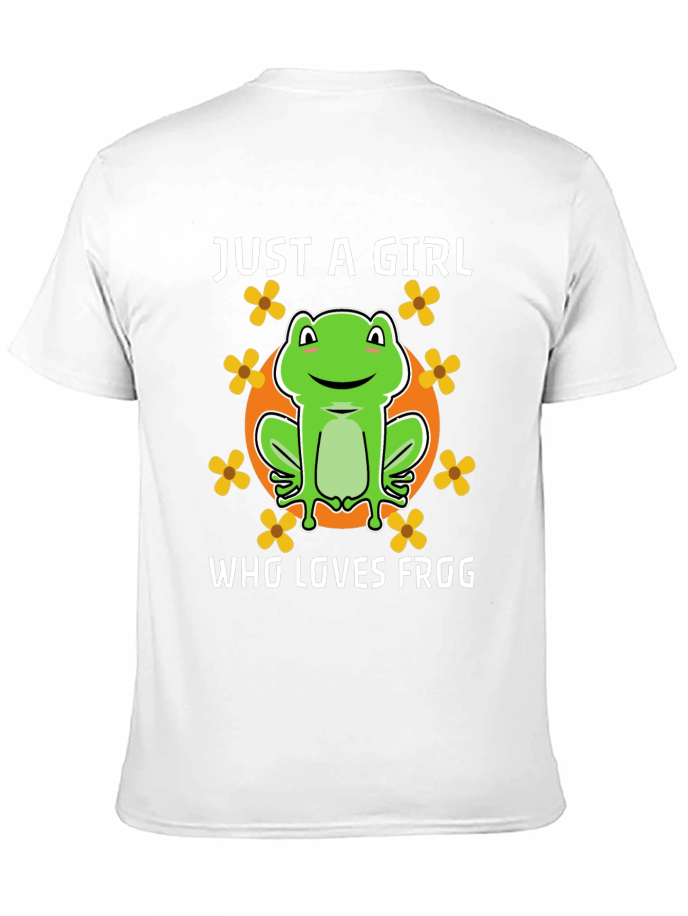 Just a Girl Who Loves Frog Black T-Shirt