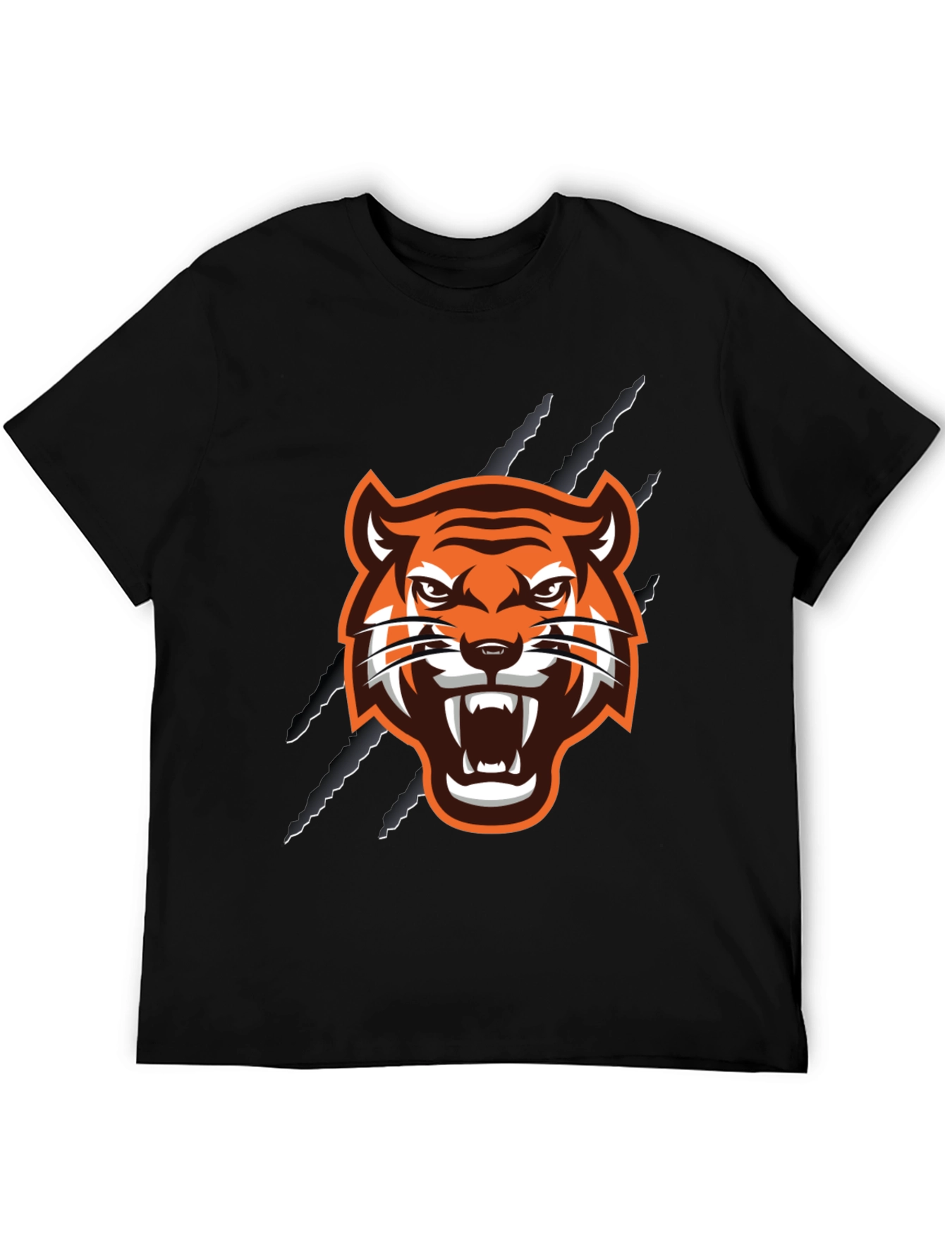 Black Tiger Graphic Tee - Fierce Style!