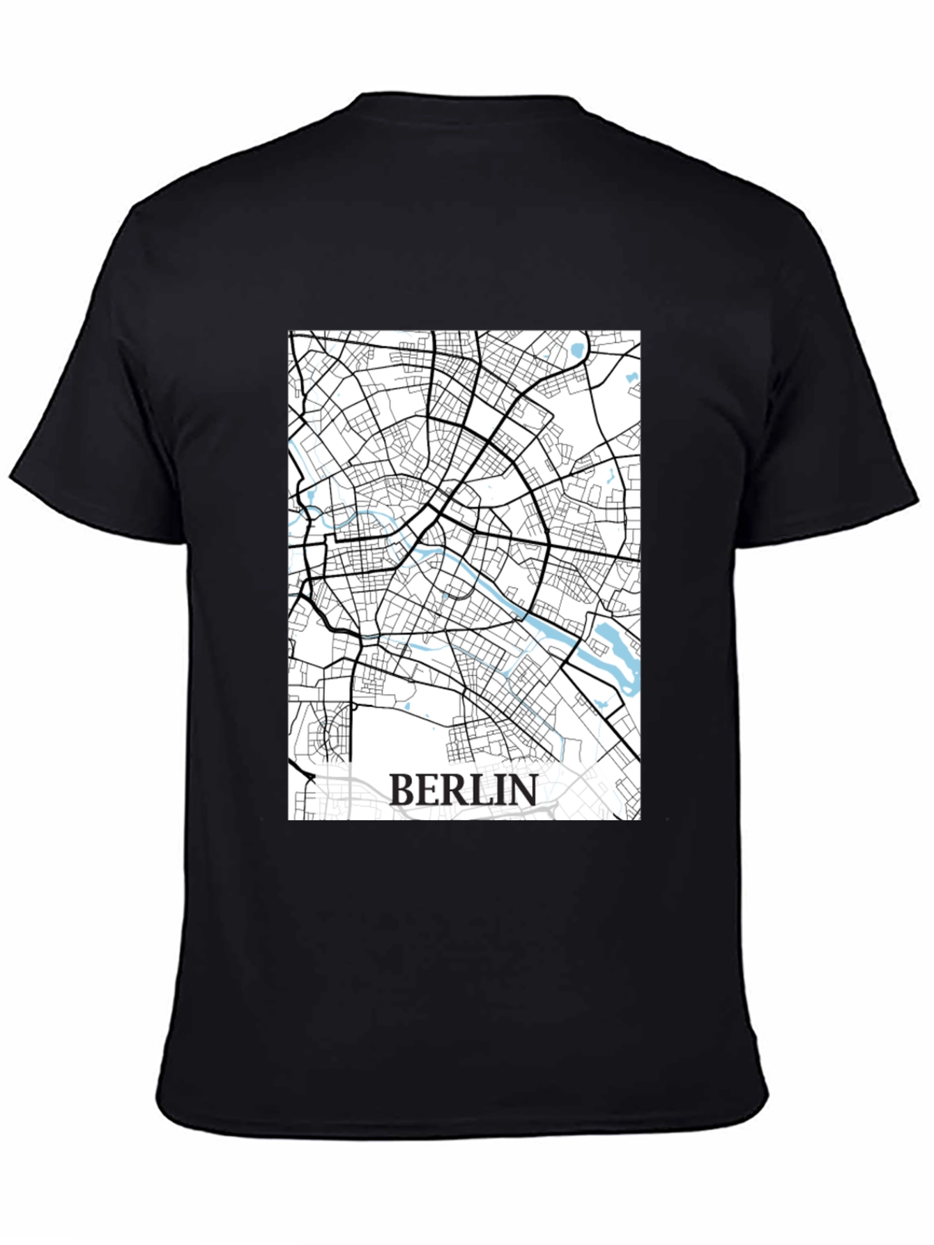 Berlin City Map T-Shirt - Unisex Graphic Tee