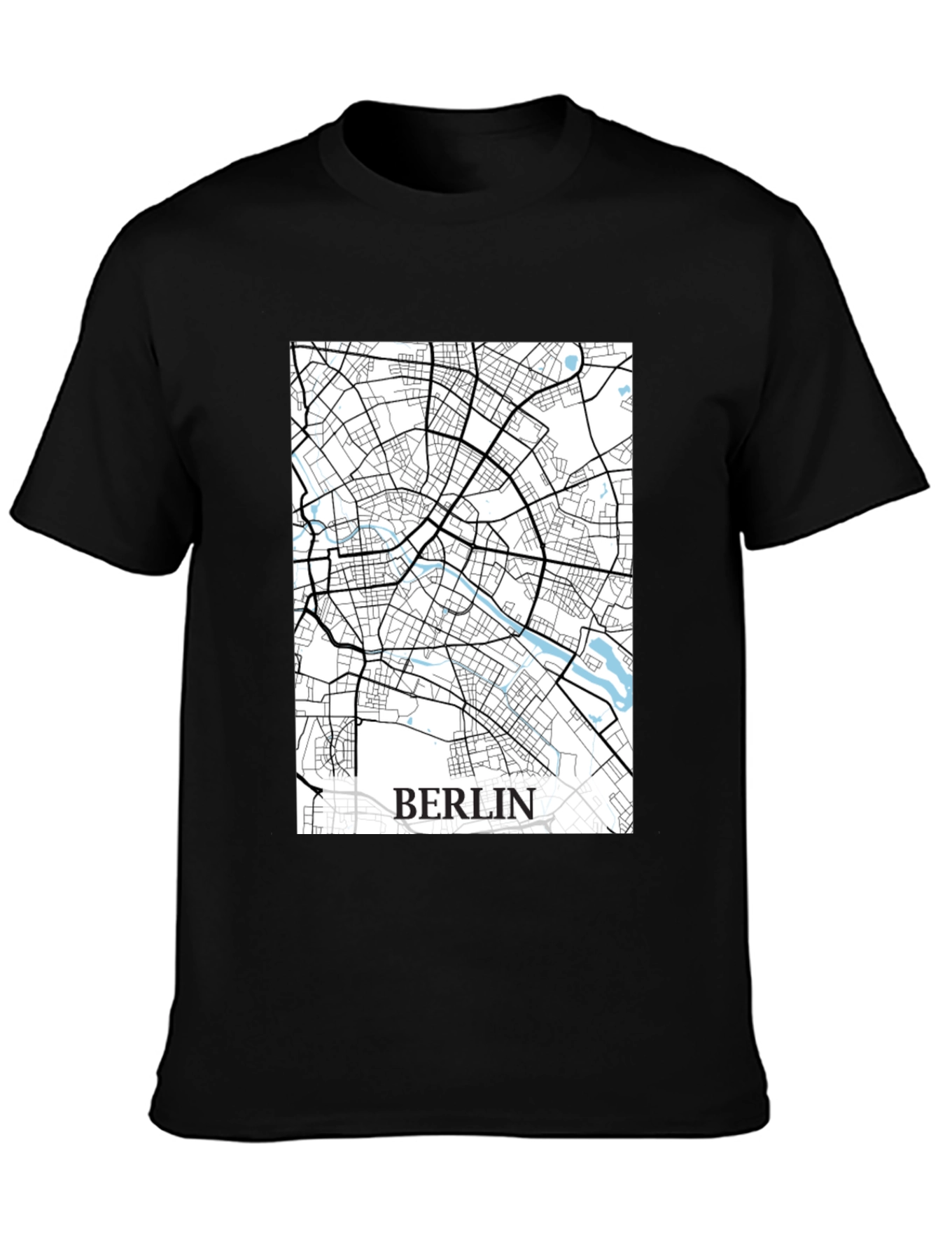 Berlin City Map T-Shirt - Unisex Graphic Tee