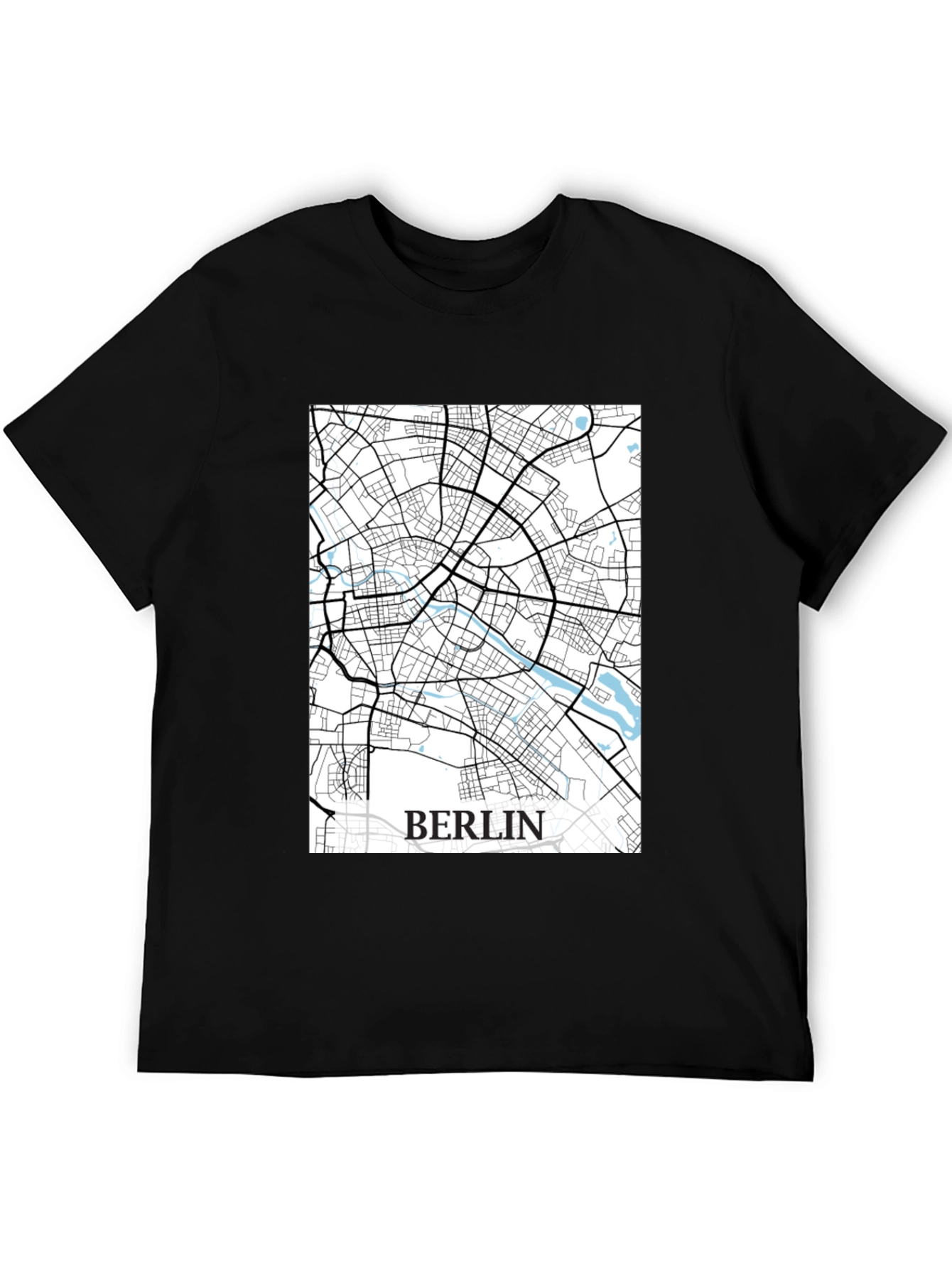 Berlin City Map T-Shirt - Unisex Graphic Tee