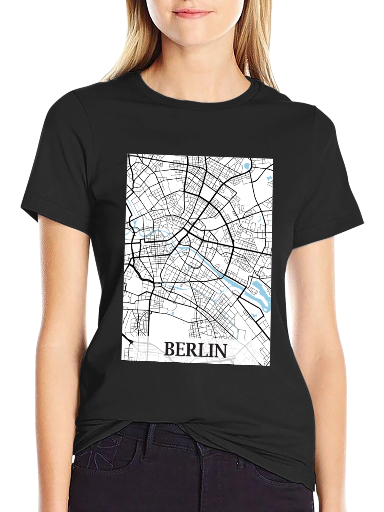 Berlin City Map T-Shirt - Unisex Graphic Tee