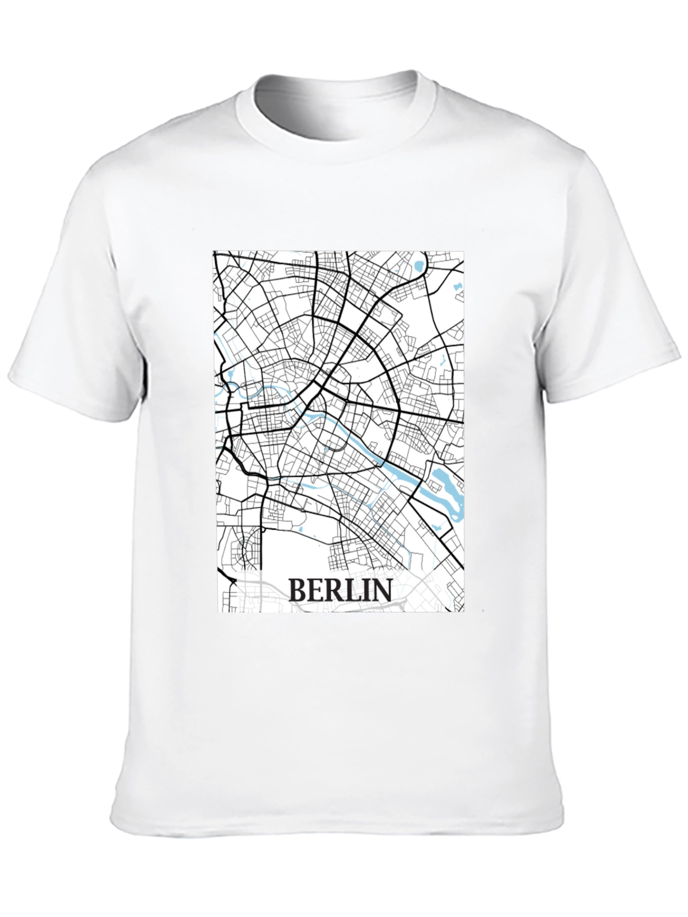 Berlin City Map T-Shirt - Unisex Graphic Tee