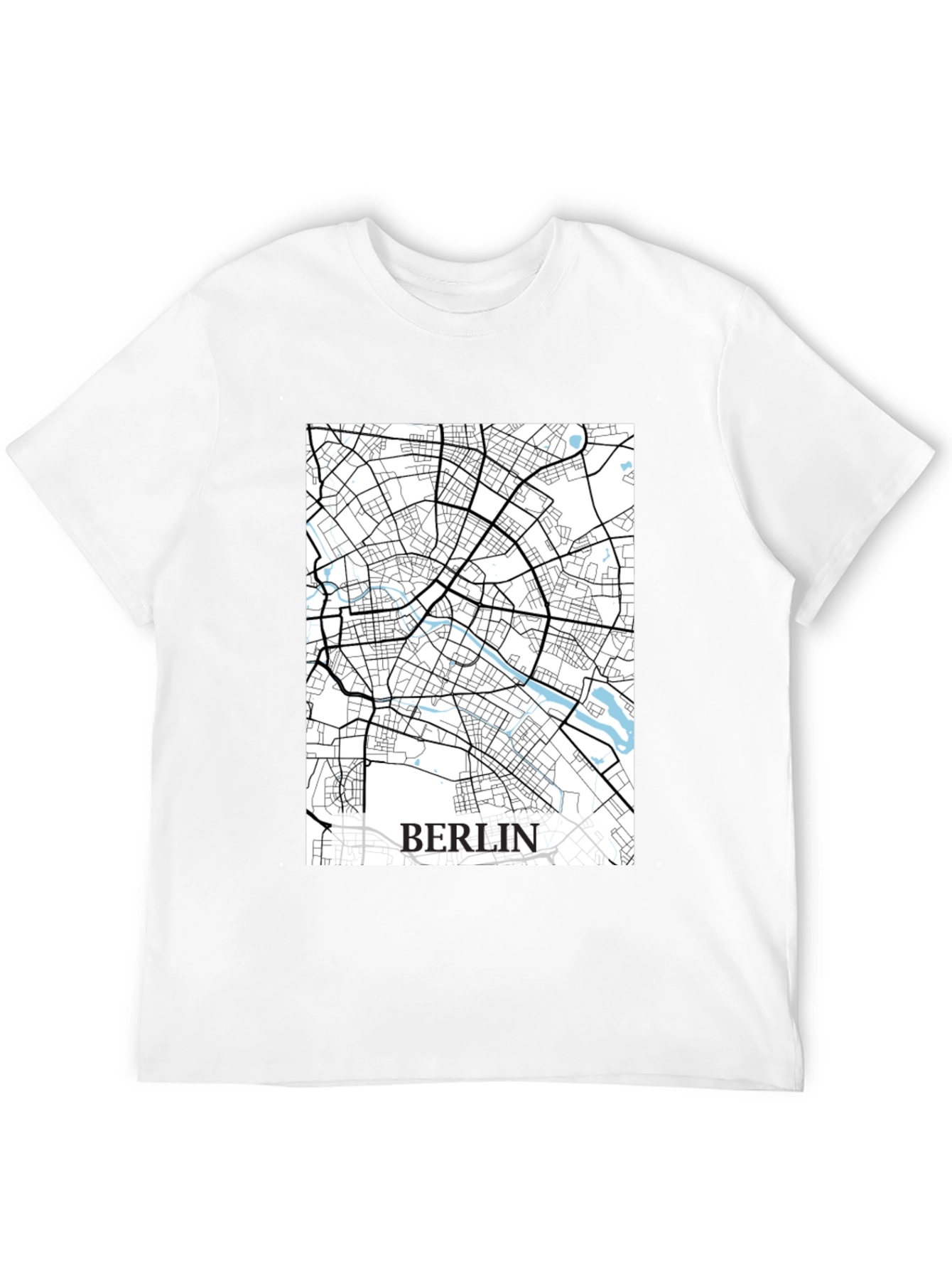 Berlin City Map T-Shirt - Unisex Graphic Tee