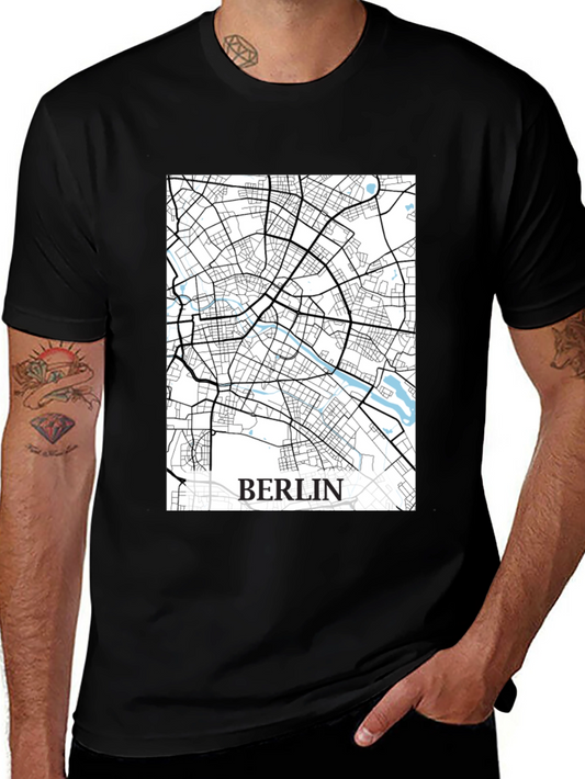 Berlin City Map T-Shirt - Unisex Graphic Tee