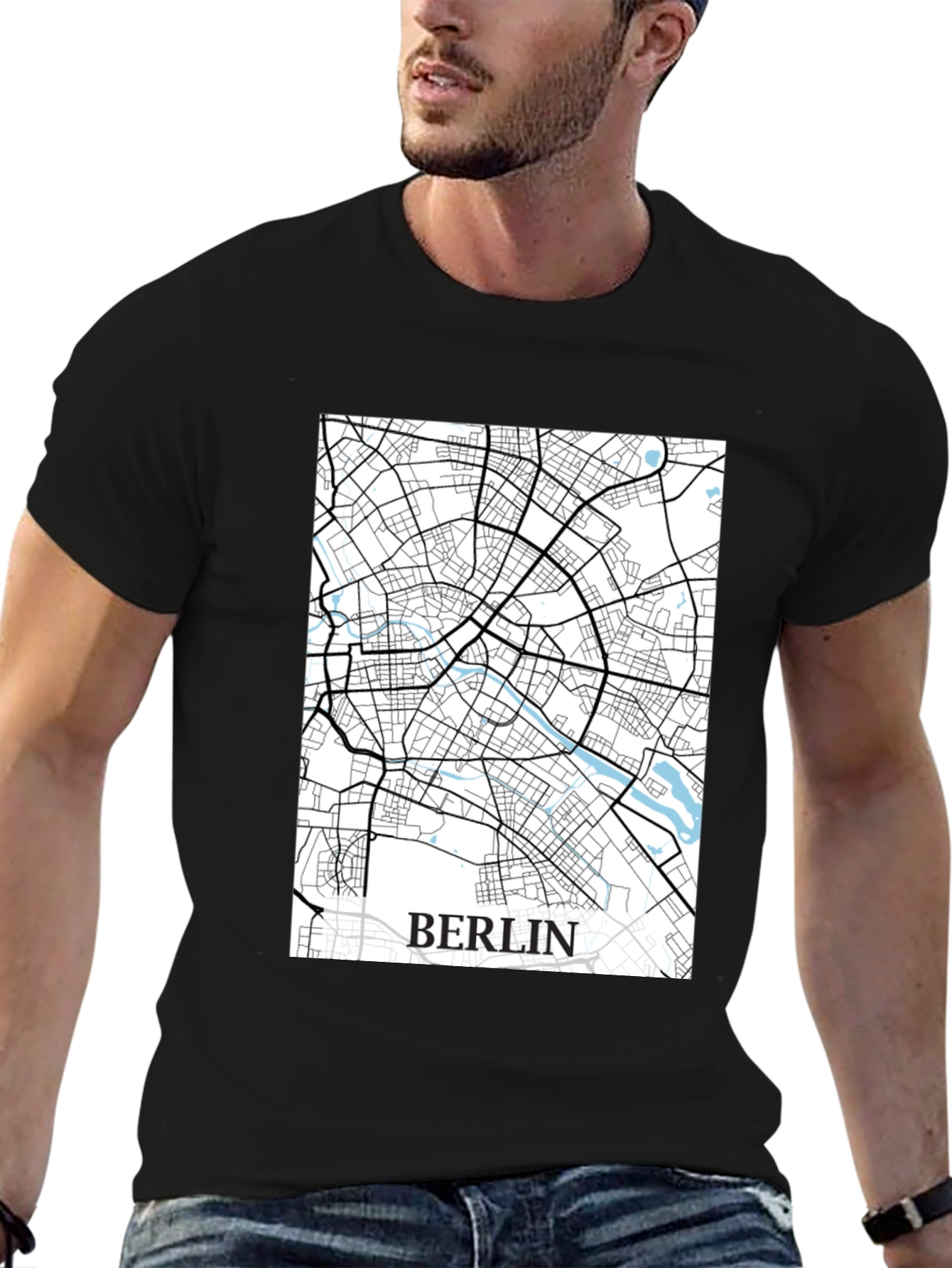 Berlin City Map T-Shirt - Unisex Graphic Tee
