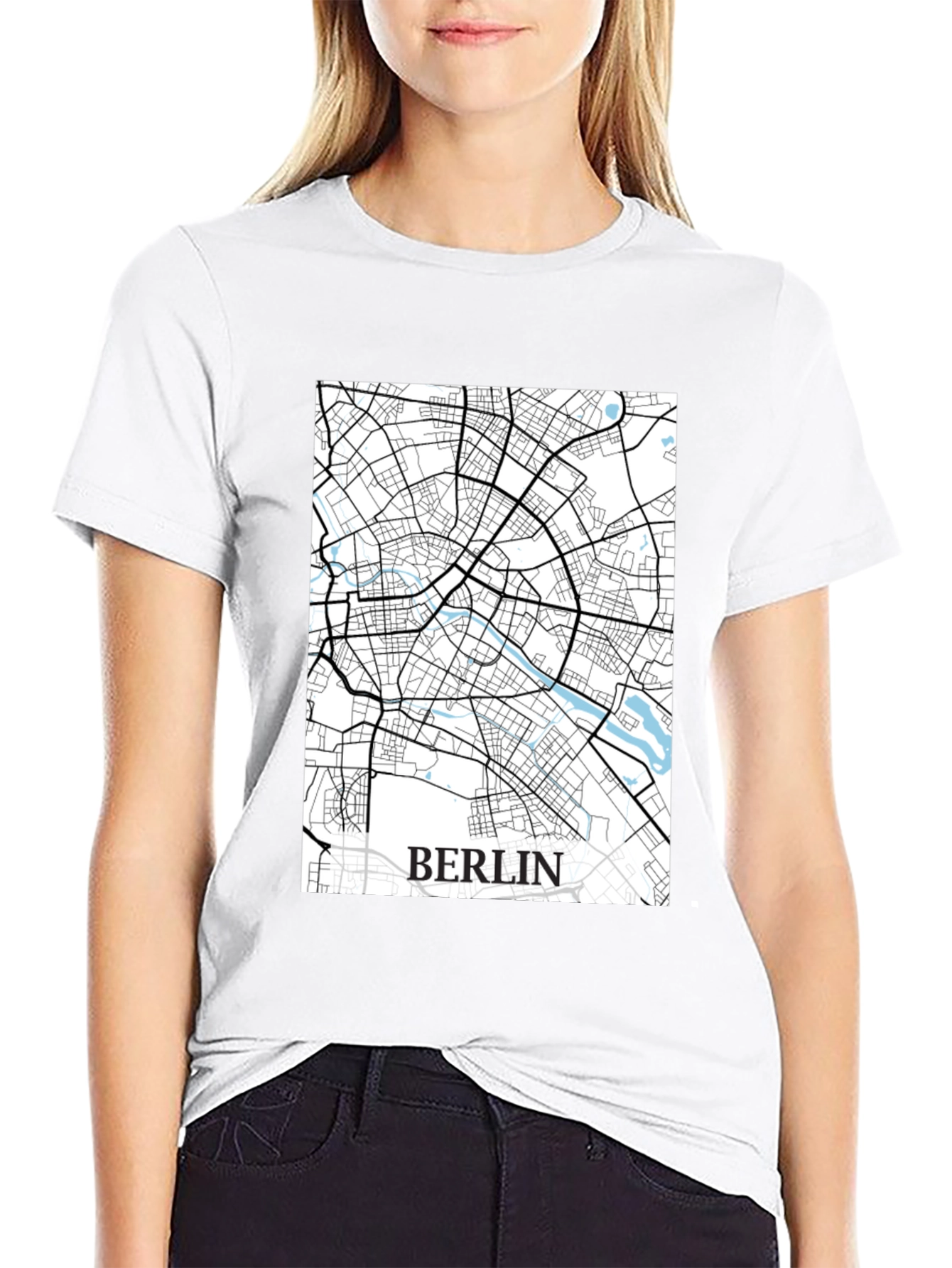 Berlin City Map T-Shirt - Unisex Graphic Tee