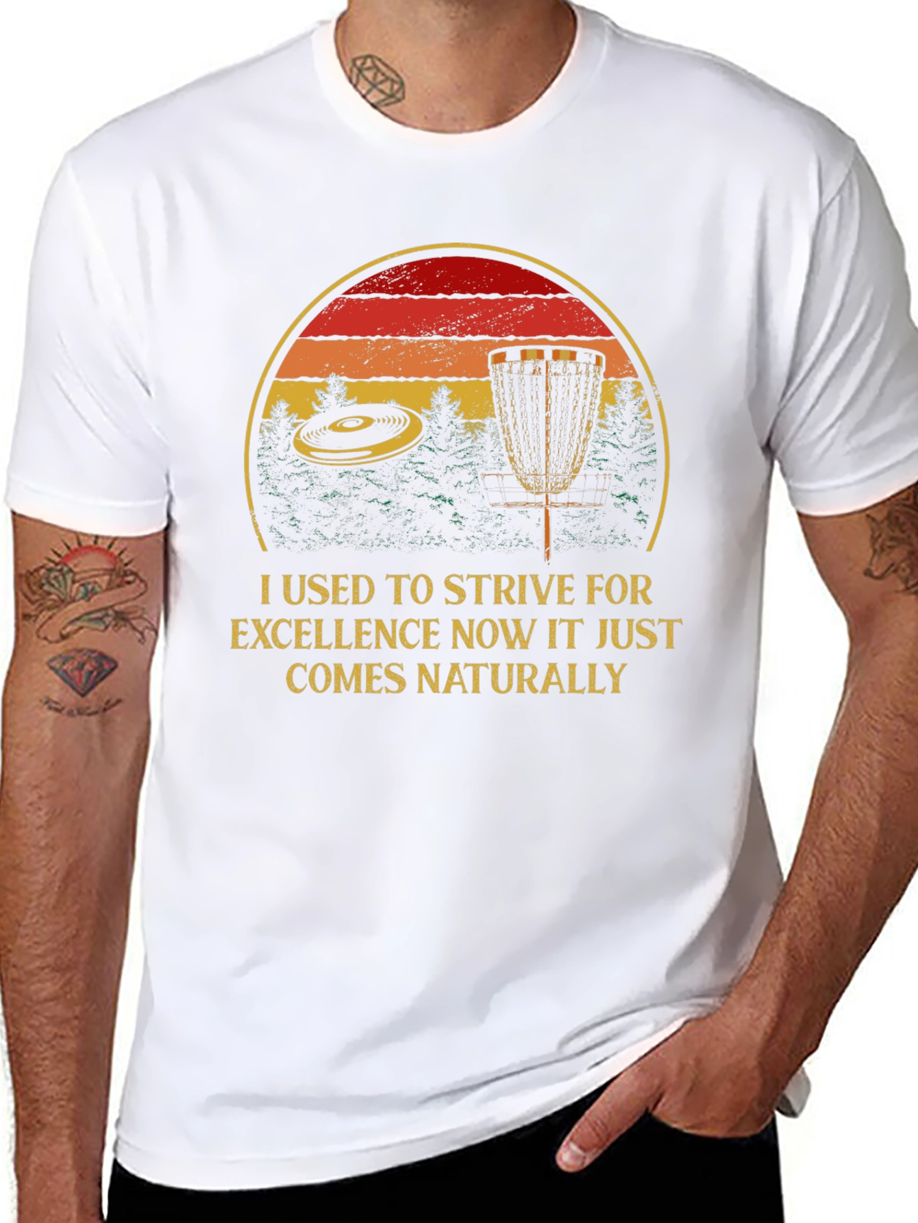 Strive for Excellence Disc Golf T-Shirt
