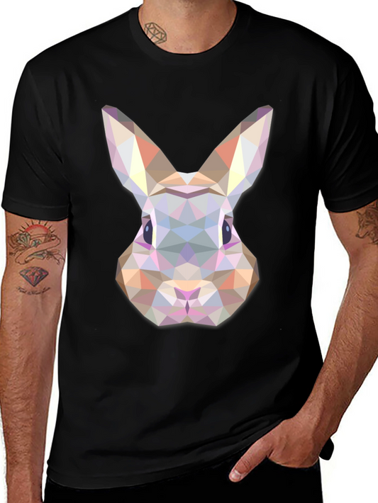 Geometric Rabbit Graphic Tee
