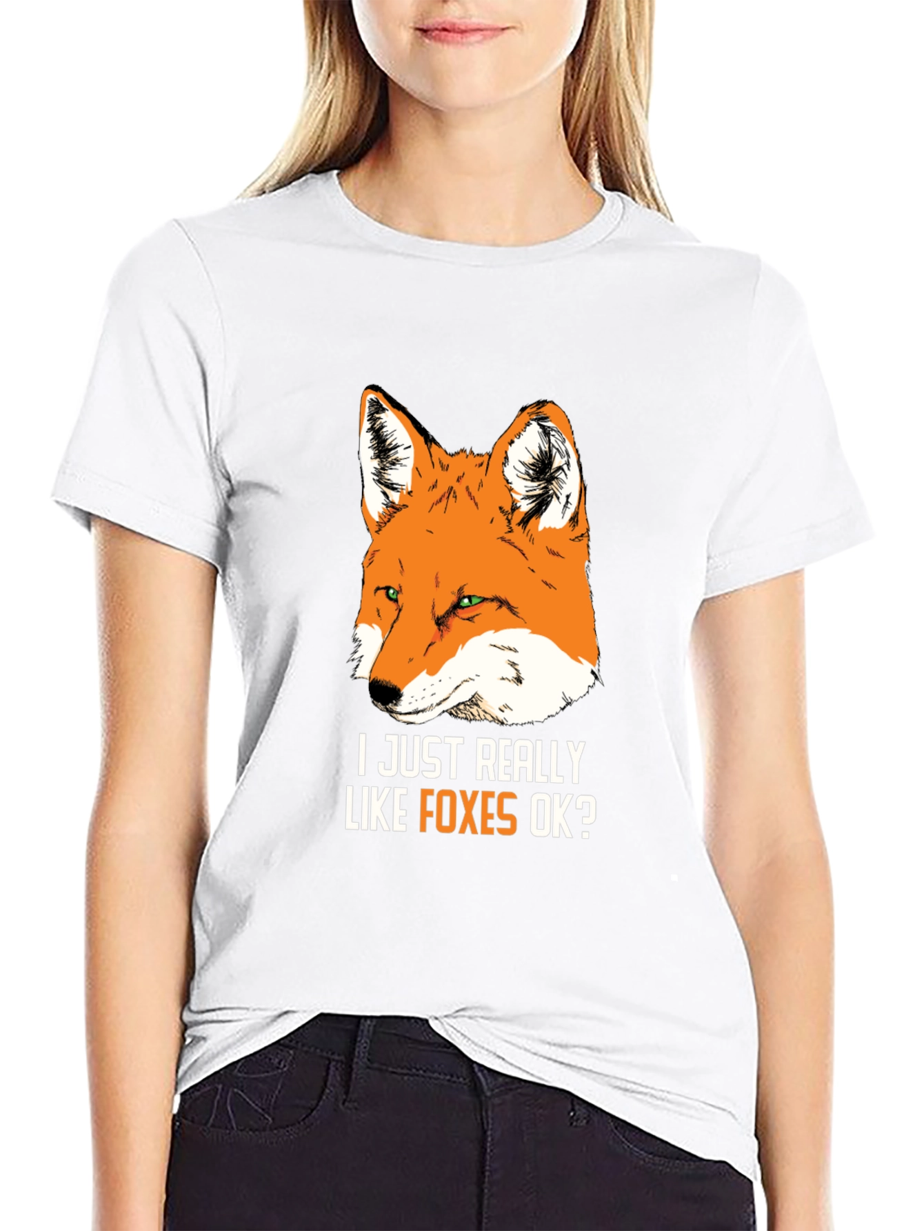 I Just Really Like Foxes OK? Graphic Tee