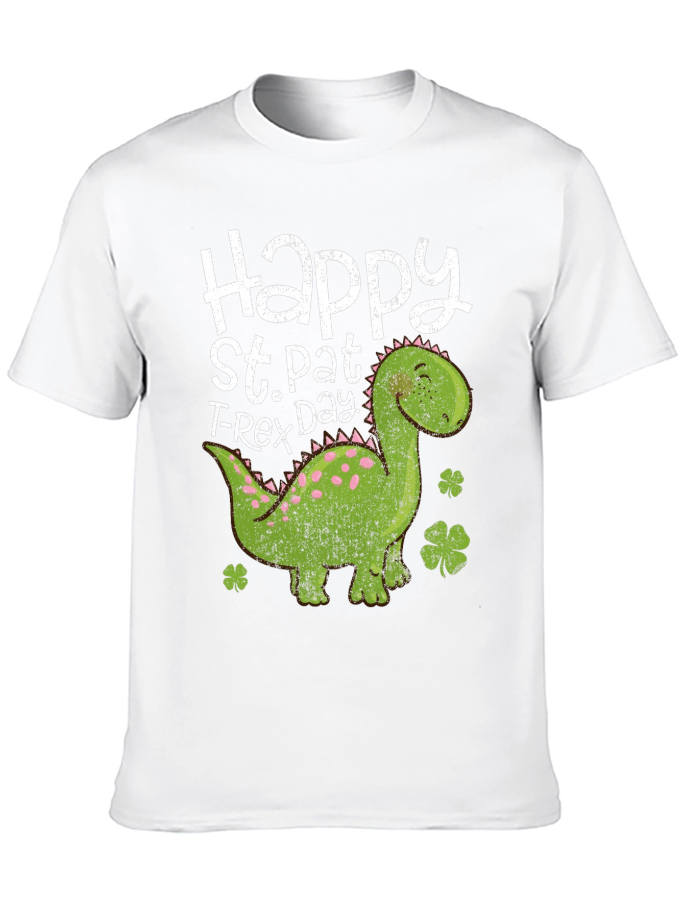 Happy St. Pat T-Rex Day Black Tee