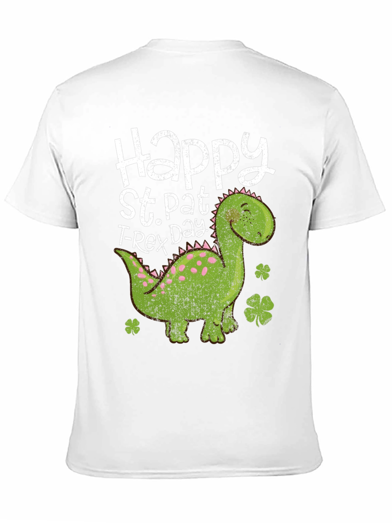 Happy St. Pat T-Rex Day Black Tee