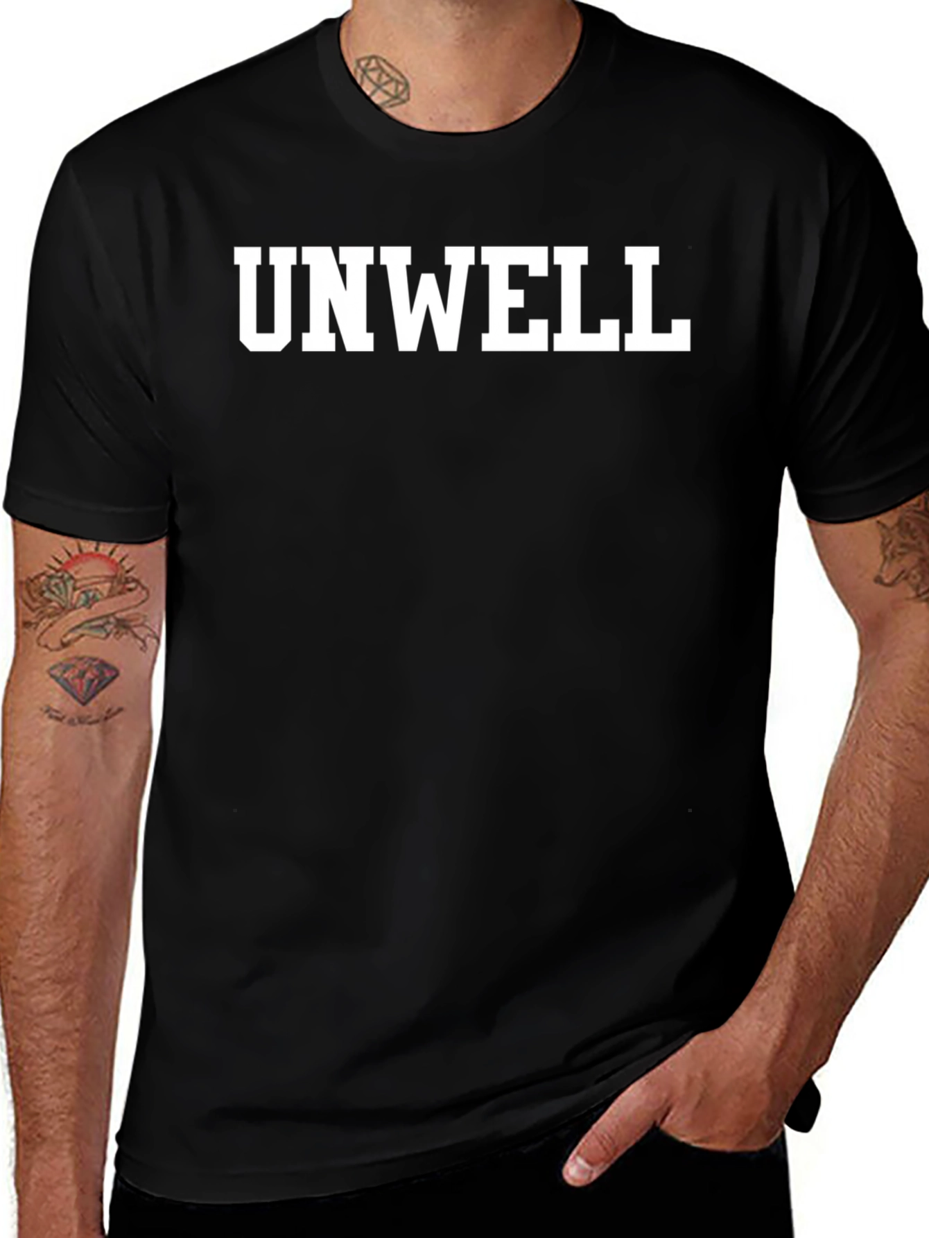 Unwell Graphic Tee - Bold Statement T-Shirt