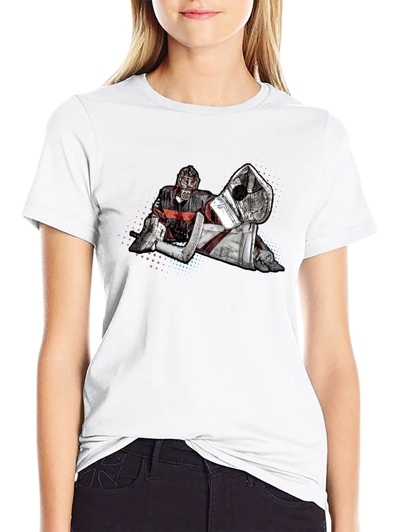 Hockey Goalie Graphic T-Shirt