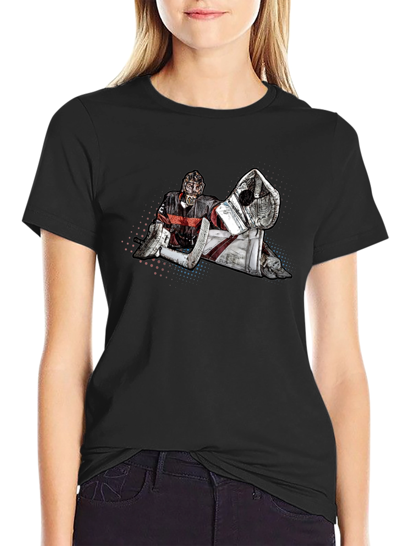 Hockey Goalie Graphic T-Shirt