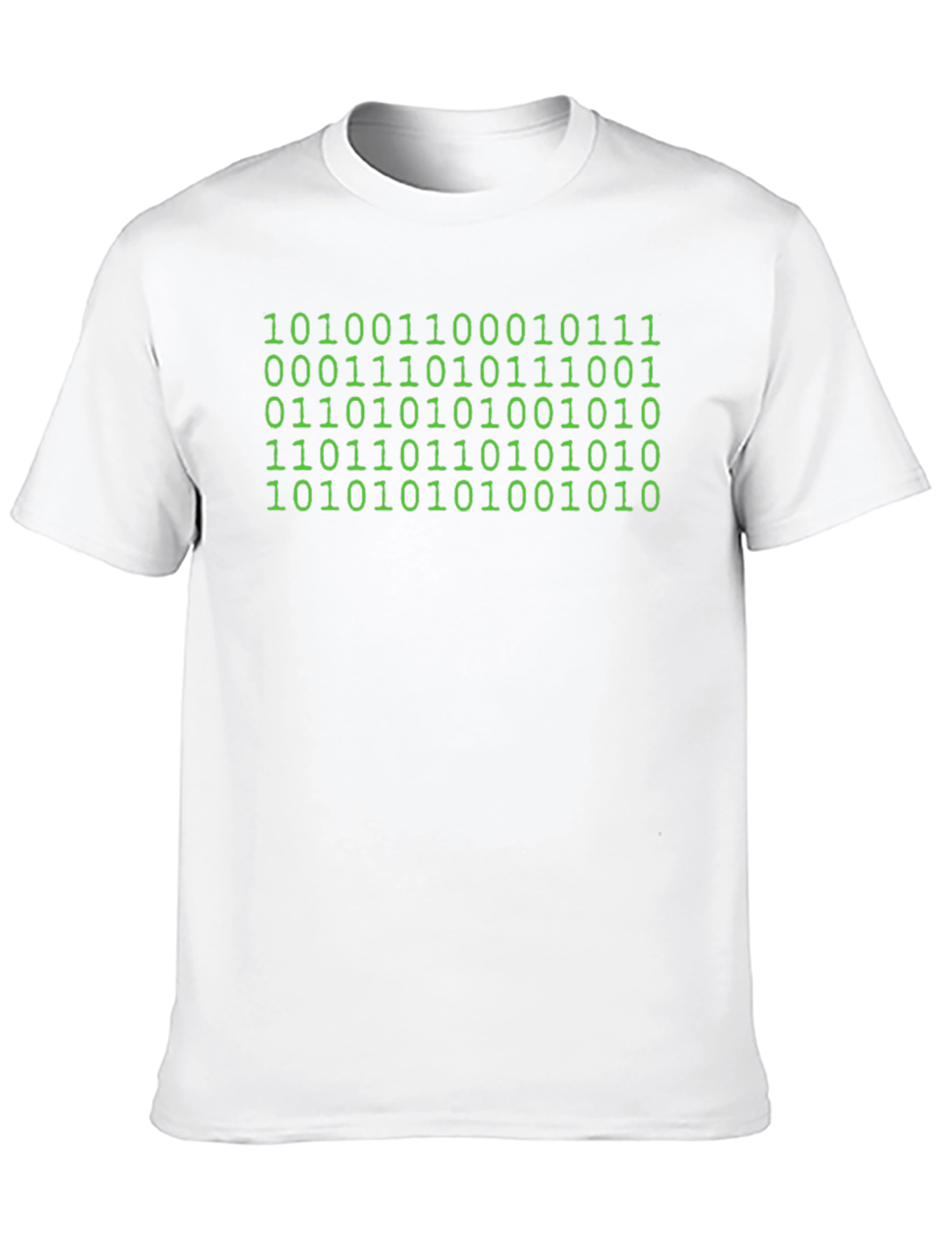 Binary Code Graphic Tee - Geek Chic Fashion