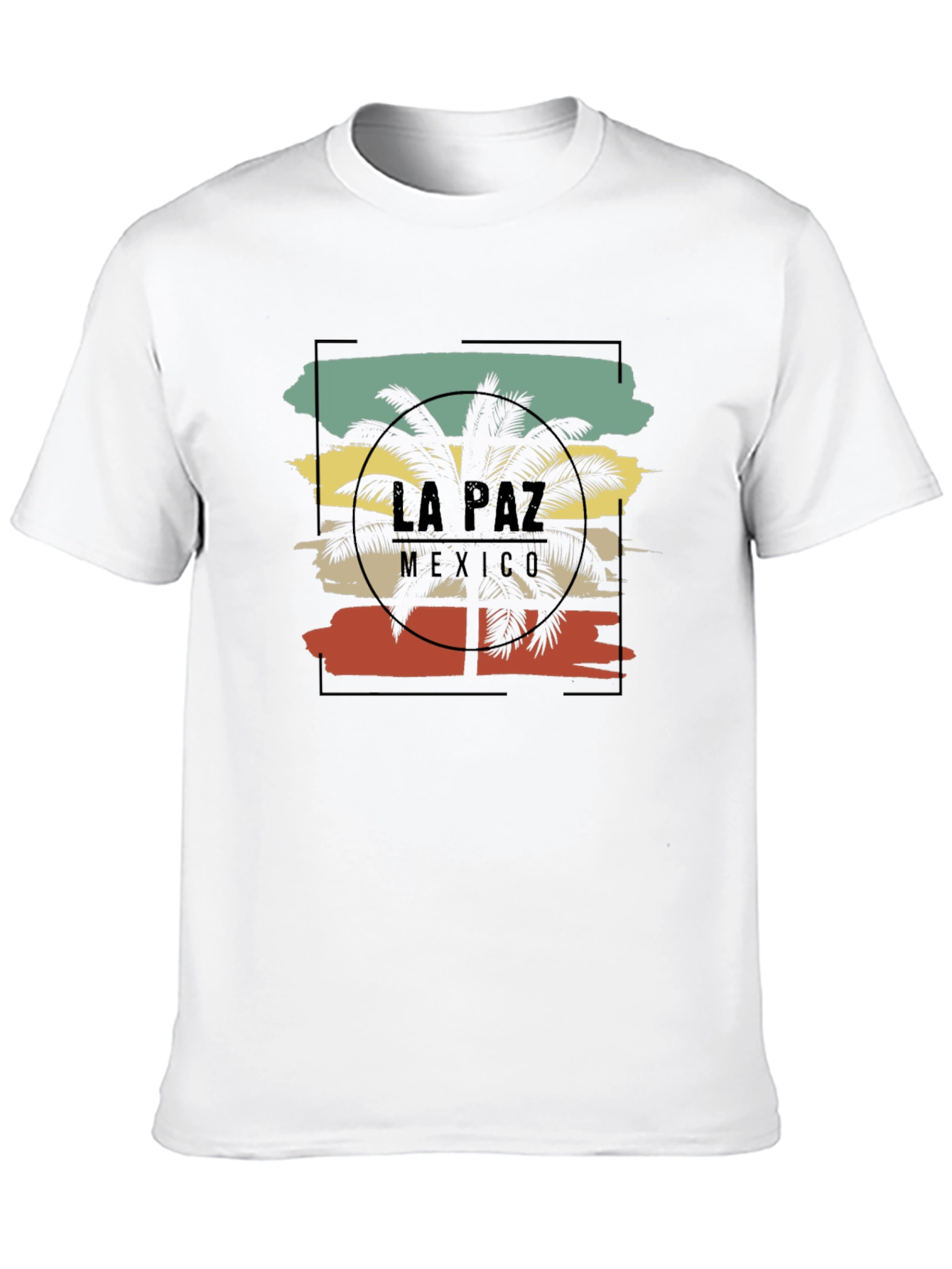 La Paz Mexico Palm Tree Graphic T-Shirt