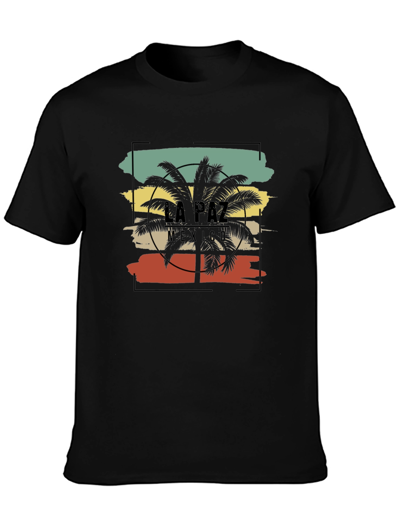 La Paz Mexico Palm Tree Graphic T-Shirt