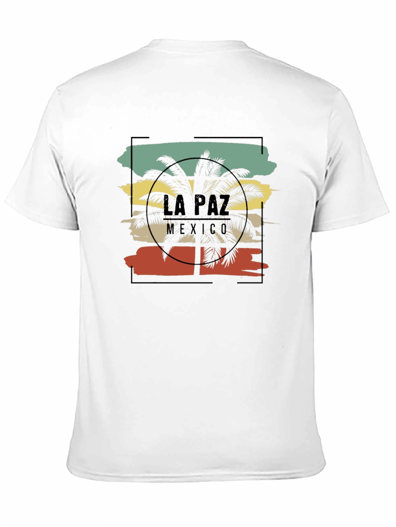 La Paz Mexico Palm Tree Graphic T-Shirt