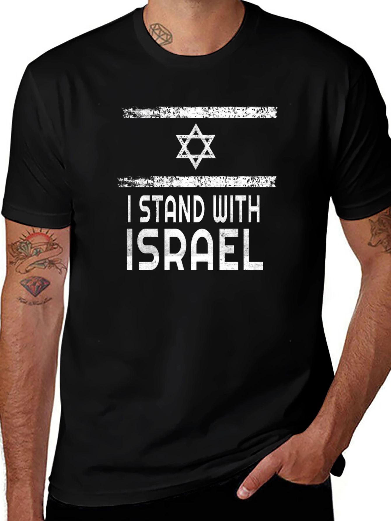 I Stand With Israel Graphic Tee