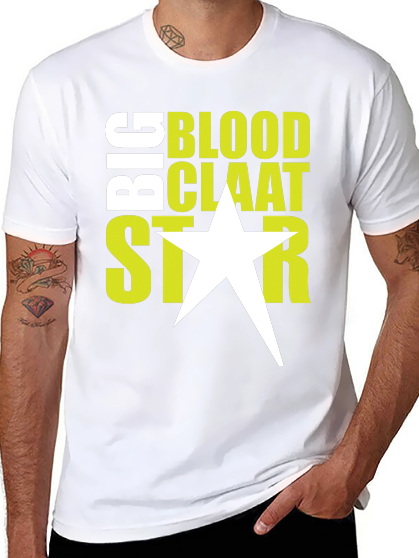 Big Bloodclaat Star Black Graphic Tee