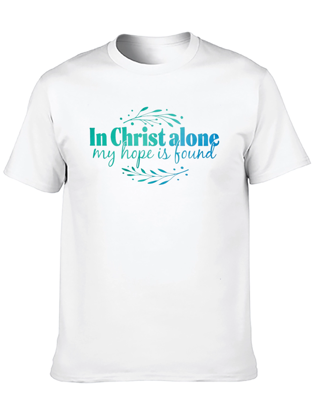 In Christ Alone Graphic Tee - Religious Black T-Shirt