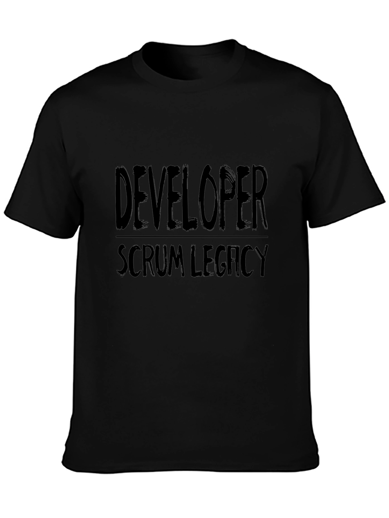 Developer Scrum Legacy Black T-Shirt