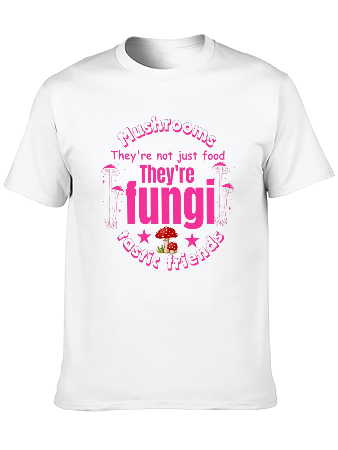 Funghi Fan T-Shirt - Mushrooms Fantastic Friends Tee
